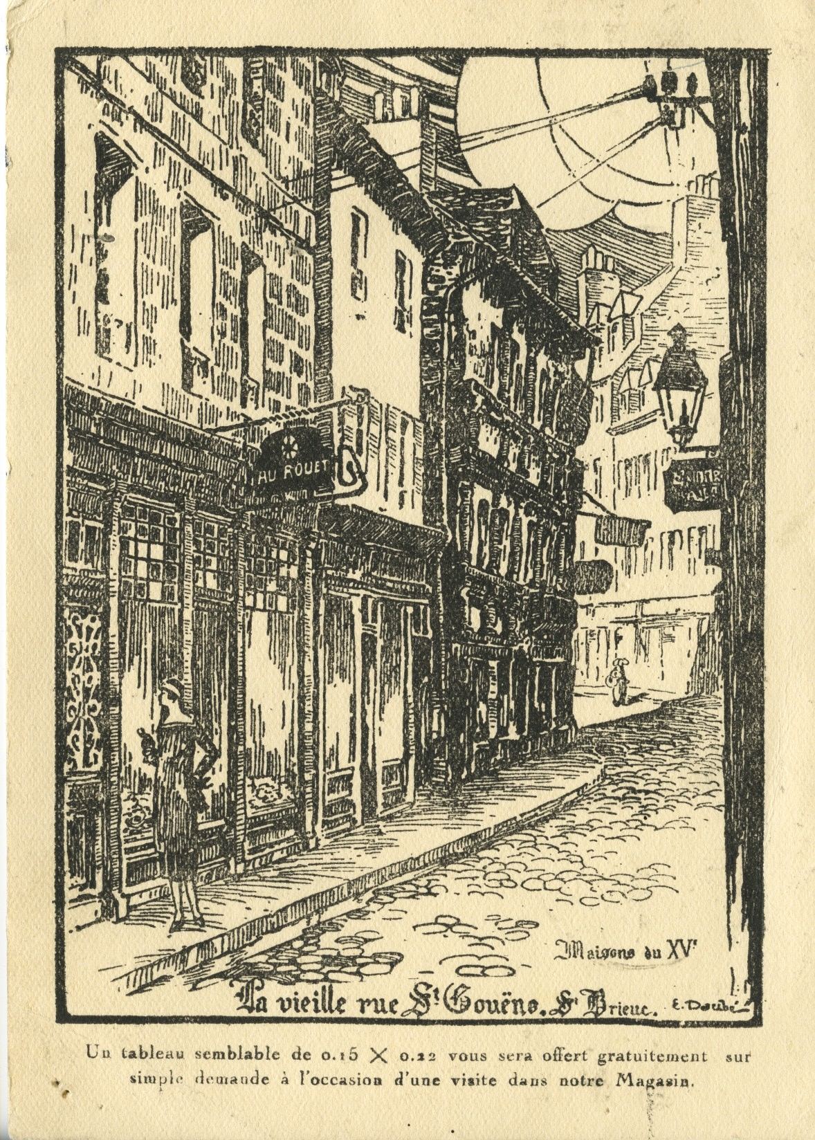 La vieille rue Saint-Gouéno.