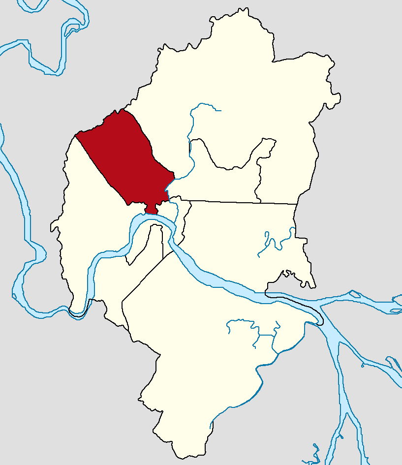 Location of Samarinda Ulu District in Samarinda