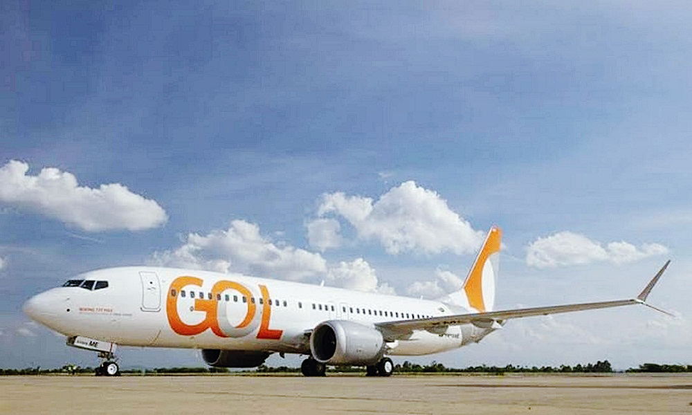 Avião da empresa gol em Crateús Ceará