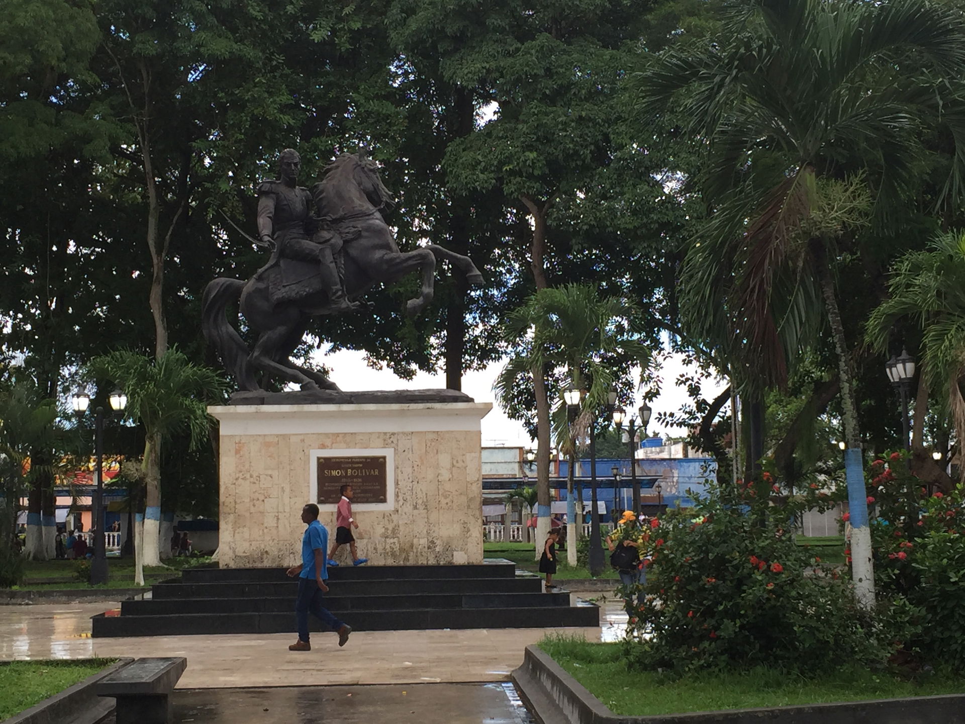 Plaza Bolívar de Tucupita, capital del estado Delta Amacuro, Ve…