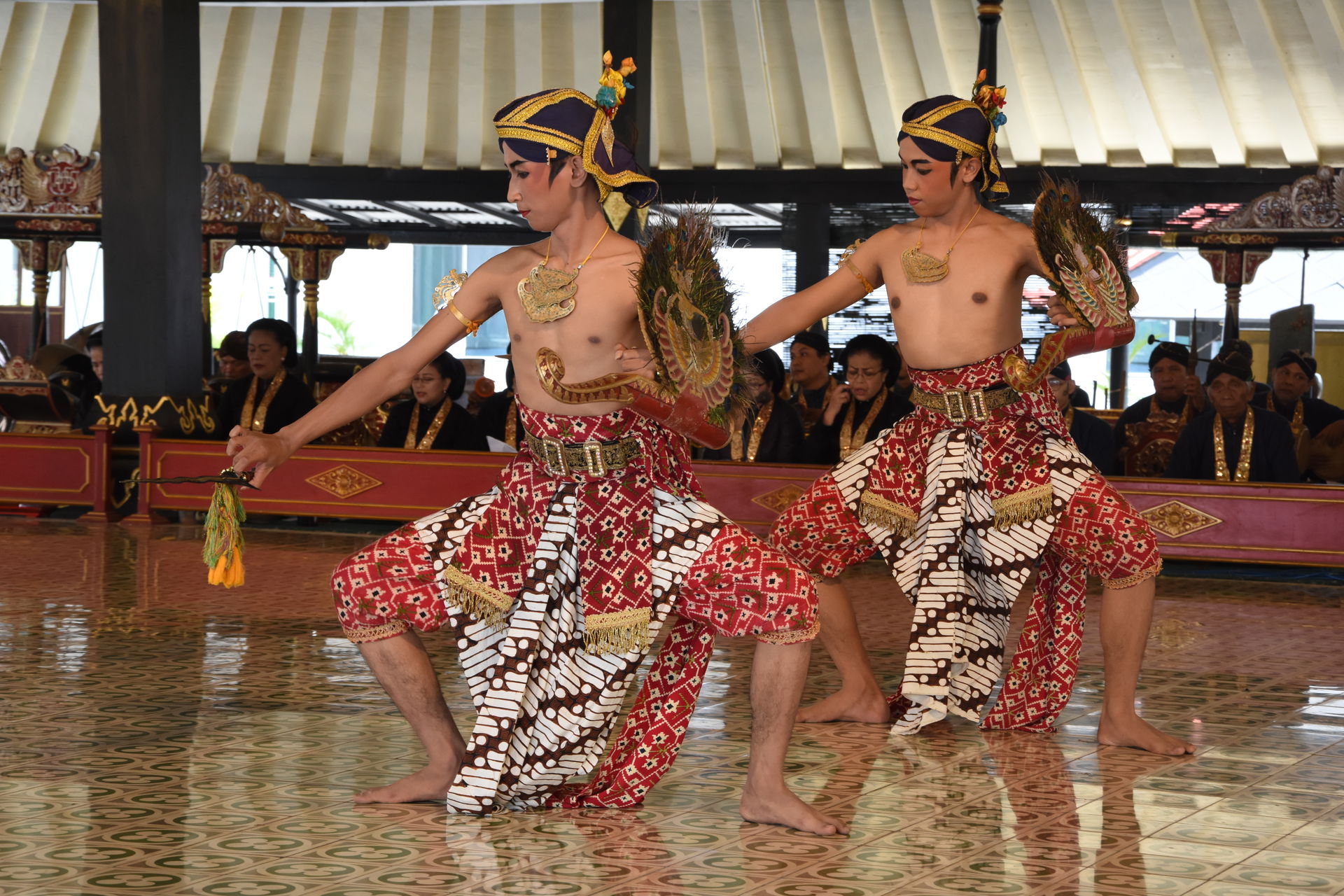 Beksan Jebeng performed at Yogyakarta Palace (Keraton Yogyakart…