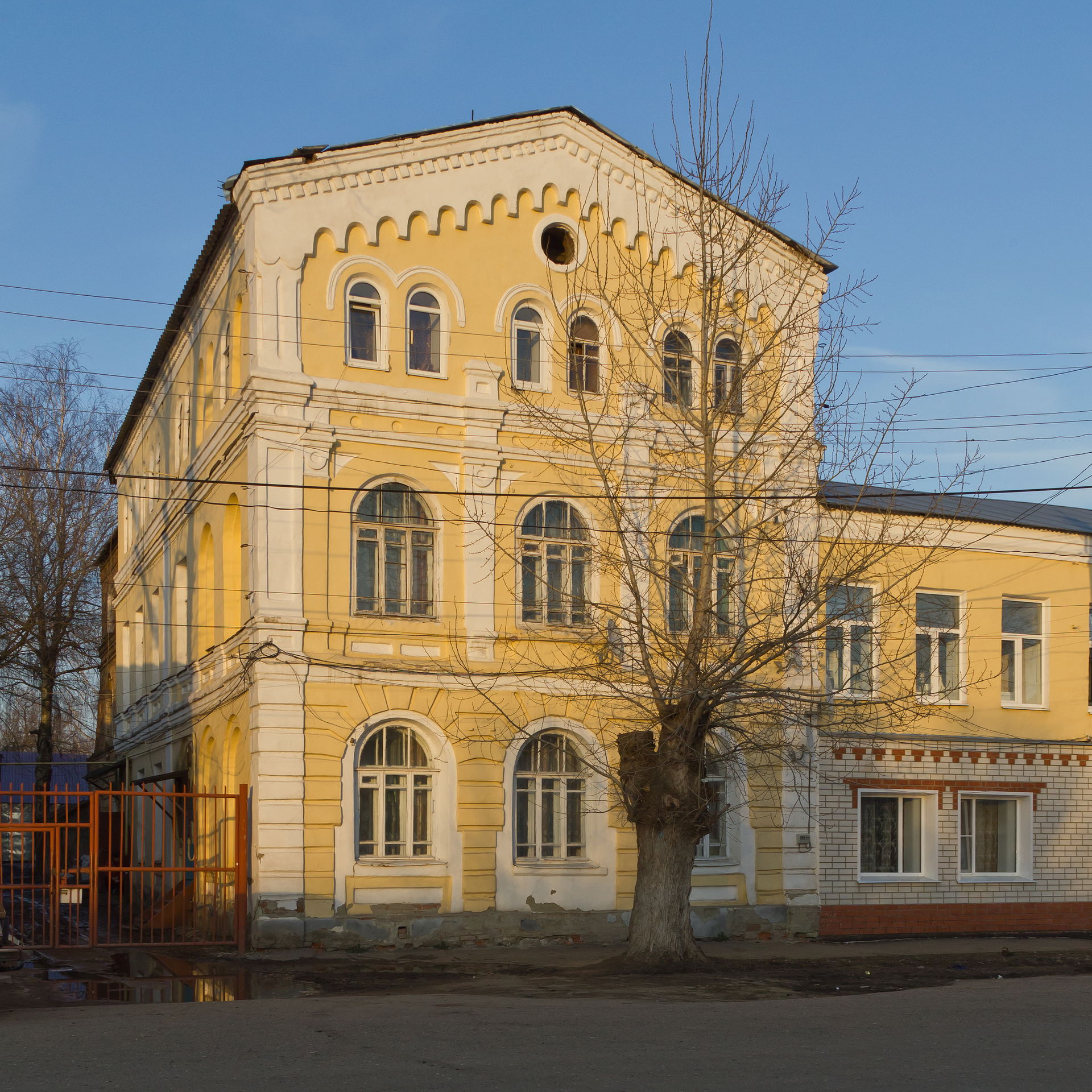 Old building in Morshansk, Tambov Oblast, Russia.