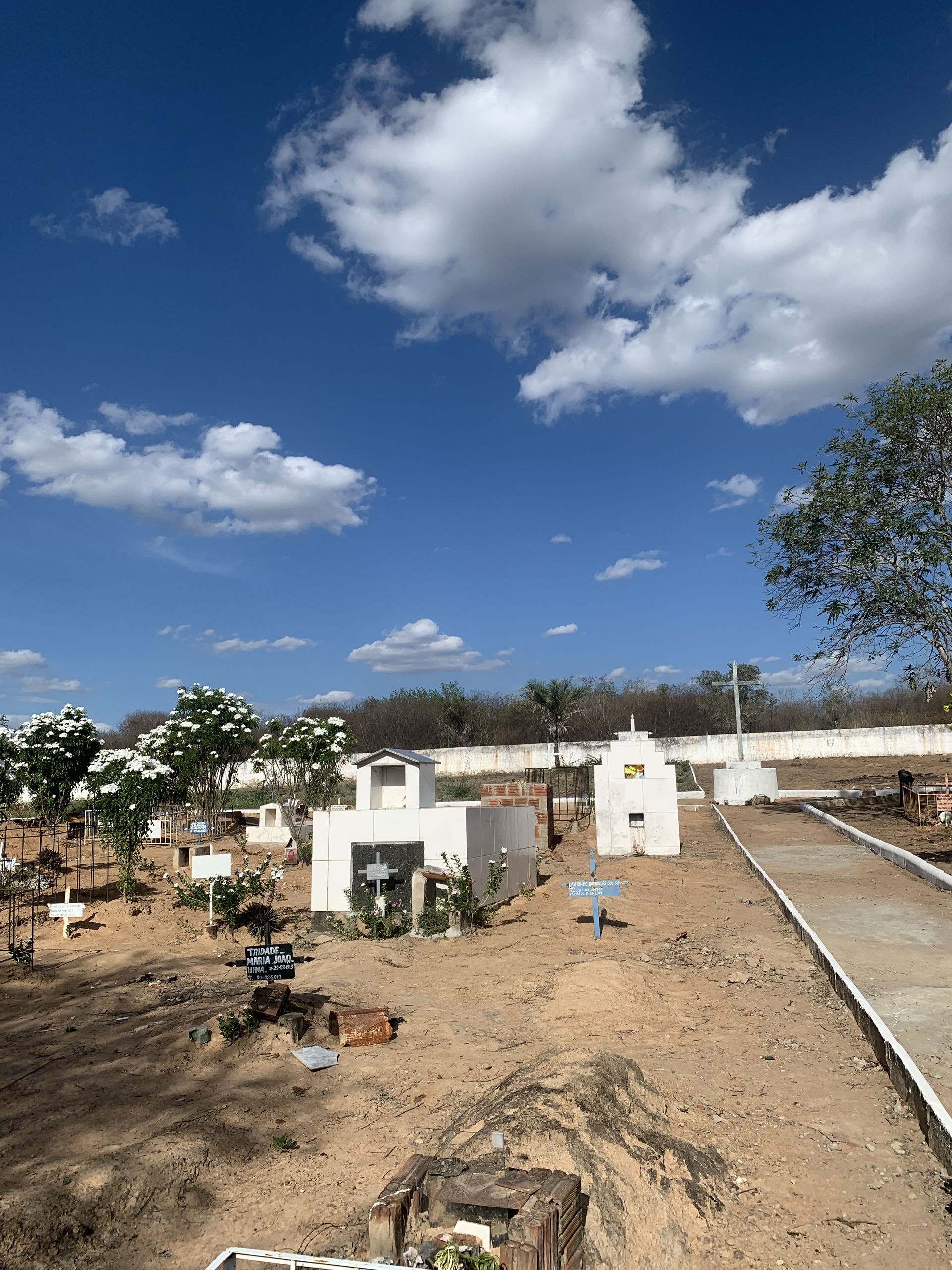 Cemitério em Tijuaçu comunidade quilombo em Senhor do Bonfim Ba