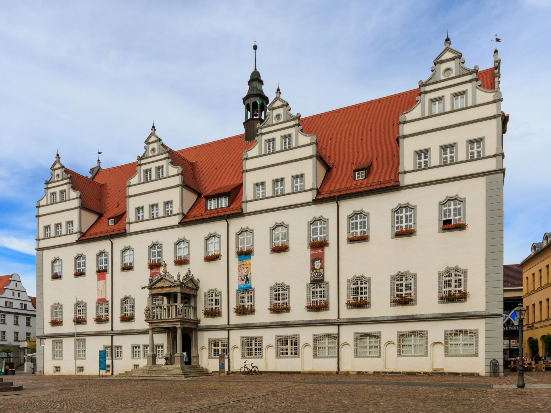 Town Hall in Wittenberg, Saxony-Anhalt, Germany