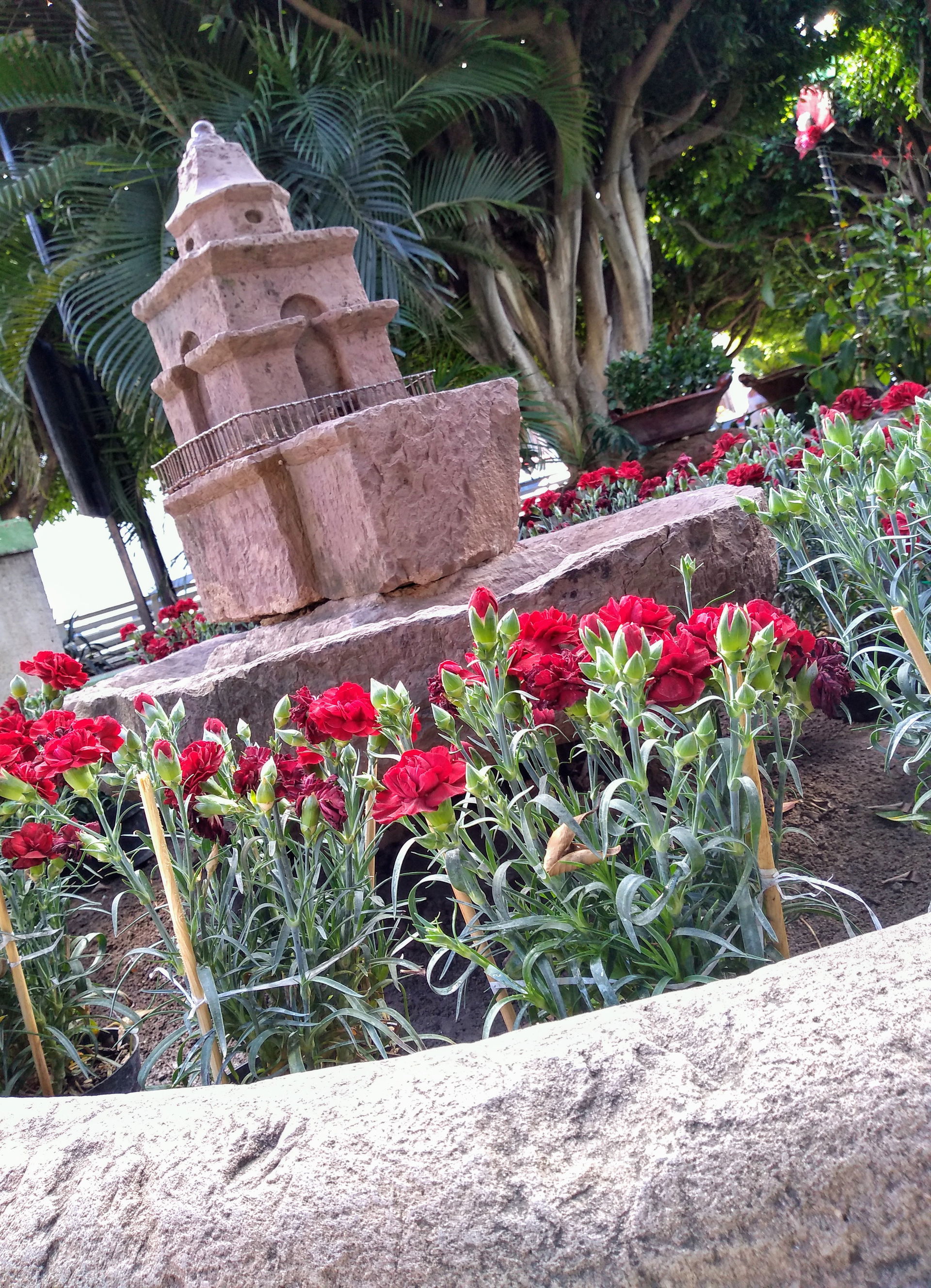 Fuente en el jardín de Autlán de Navarro, Jalisco.