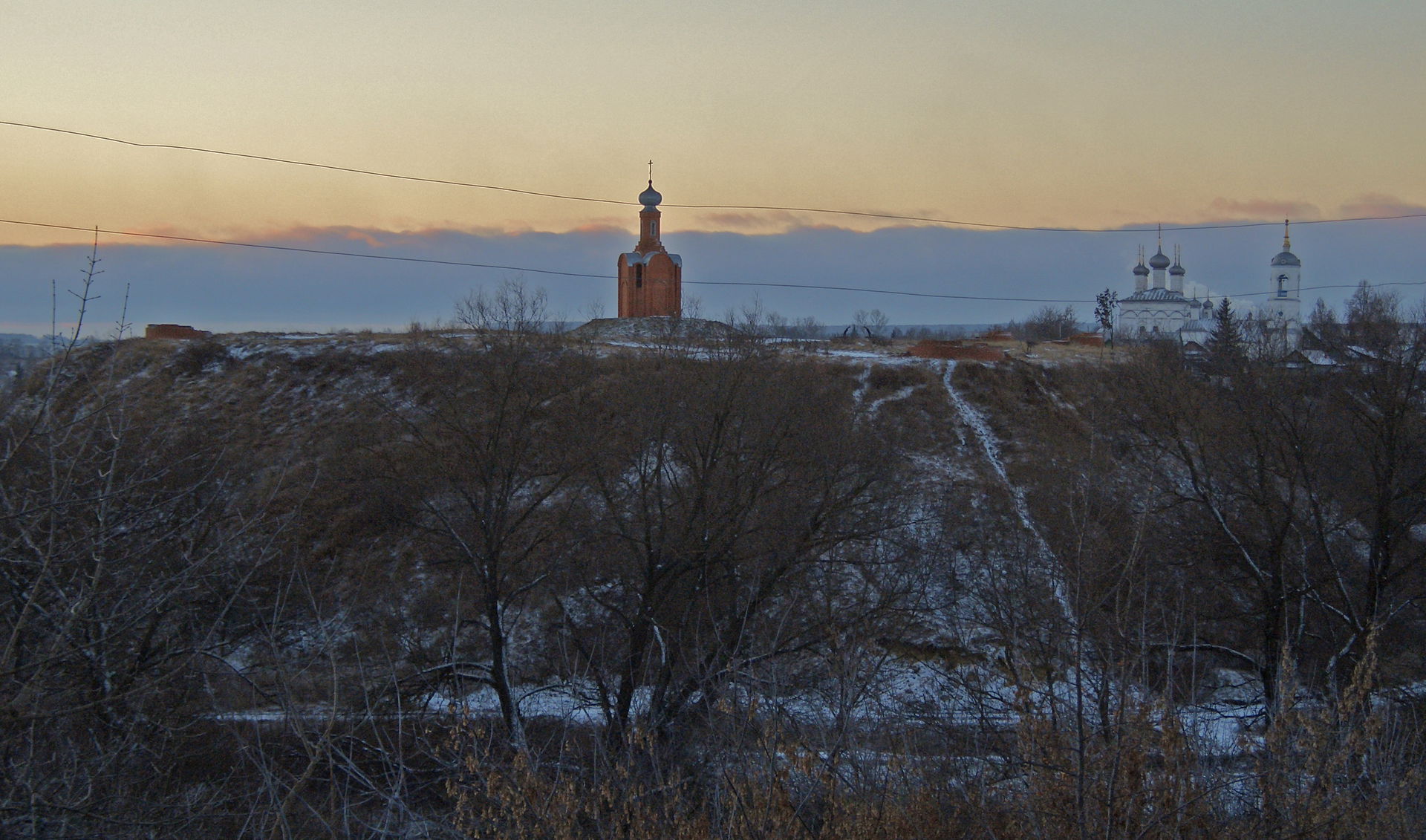 Saint Nicholas Chapel (left) and Saints Peter and Paul Church (…