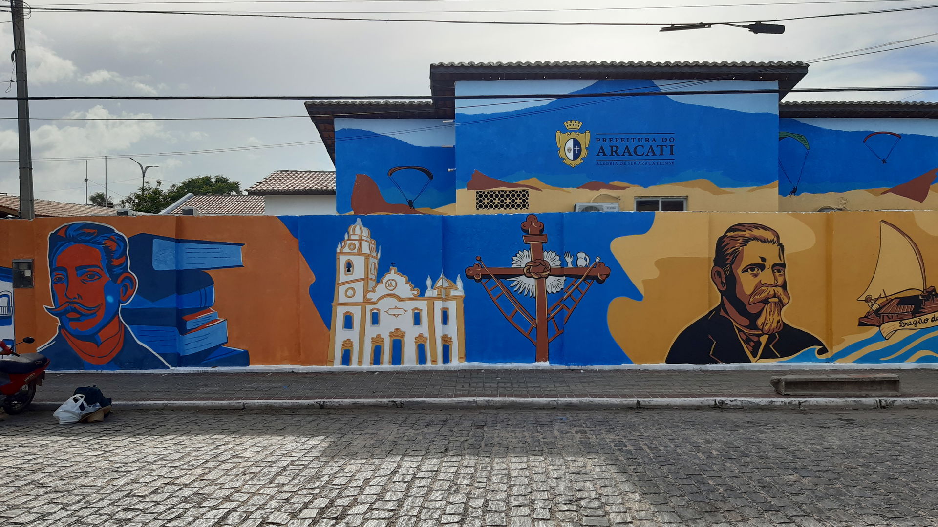 Dragão do Mar (1839-1914) mural in Aracati state of Ceará, Braz…
