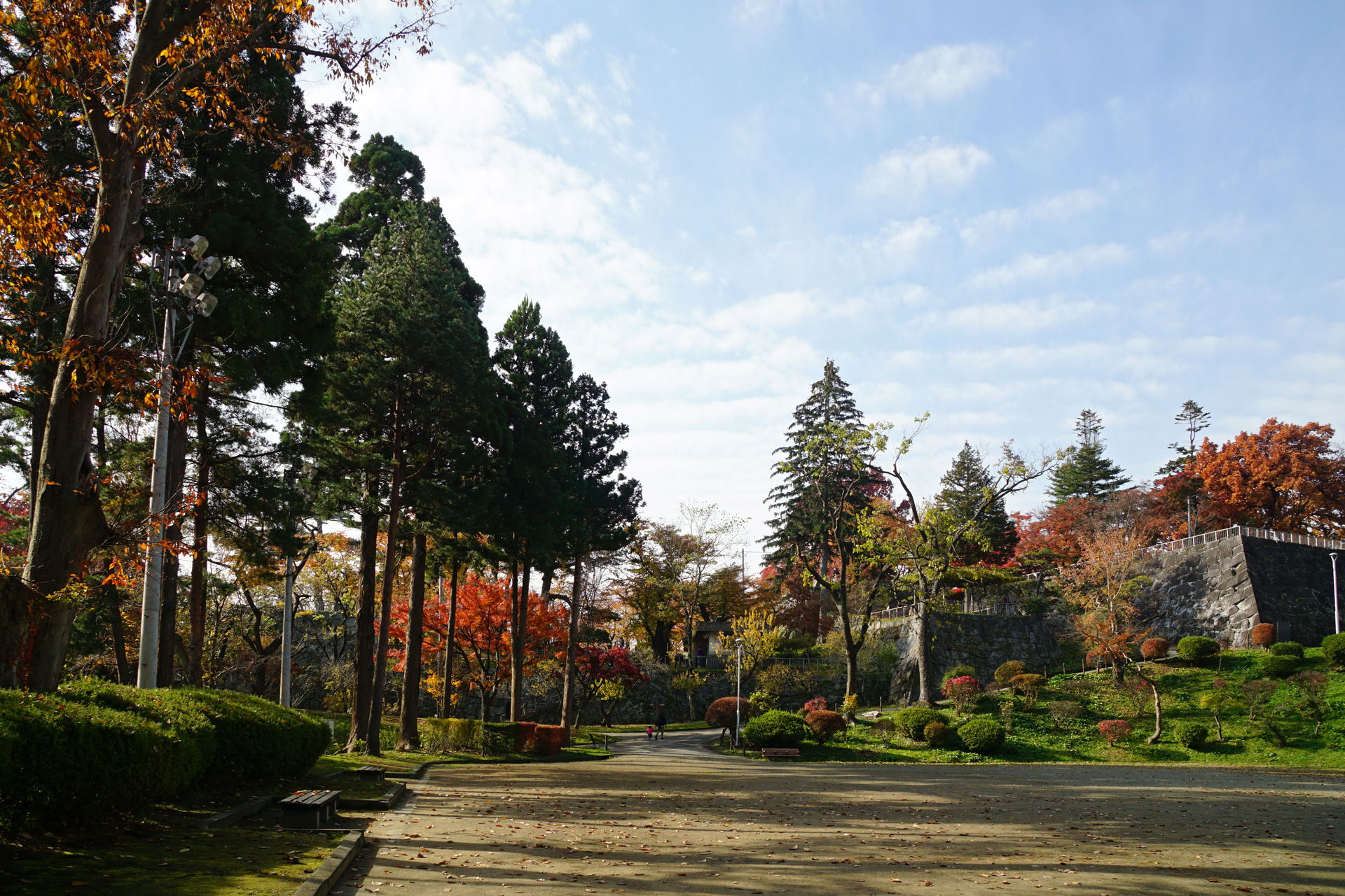 Morioka_Castle in Morioka, Iwate prefecture, Japan