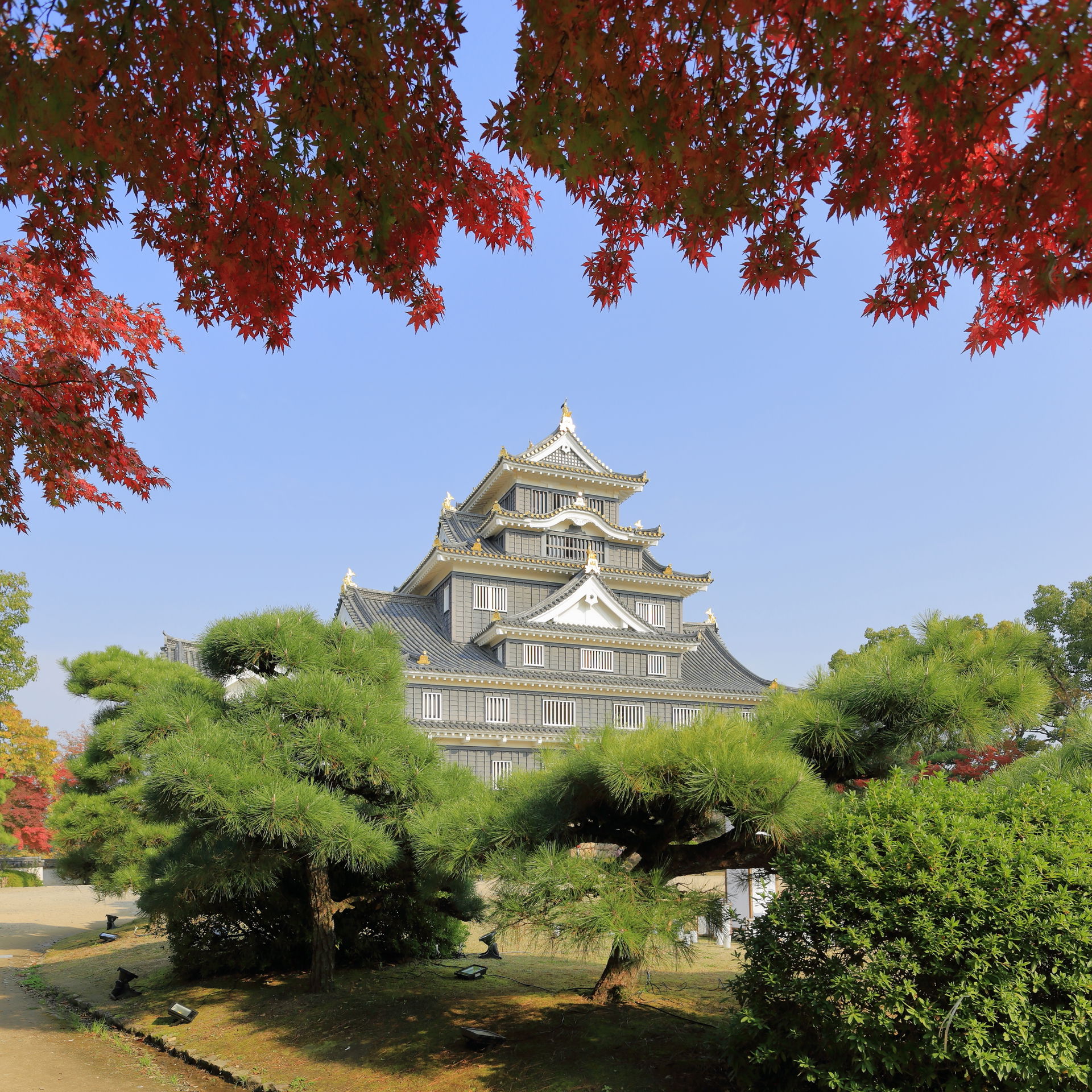 Okayama Castle is a Japanese castle in the city of Okayama.