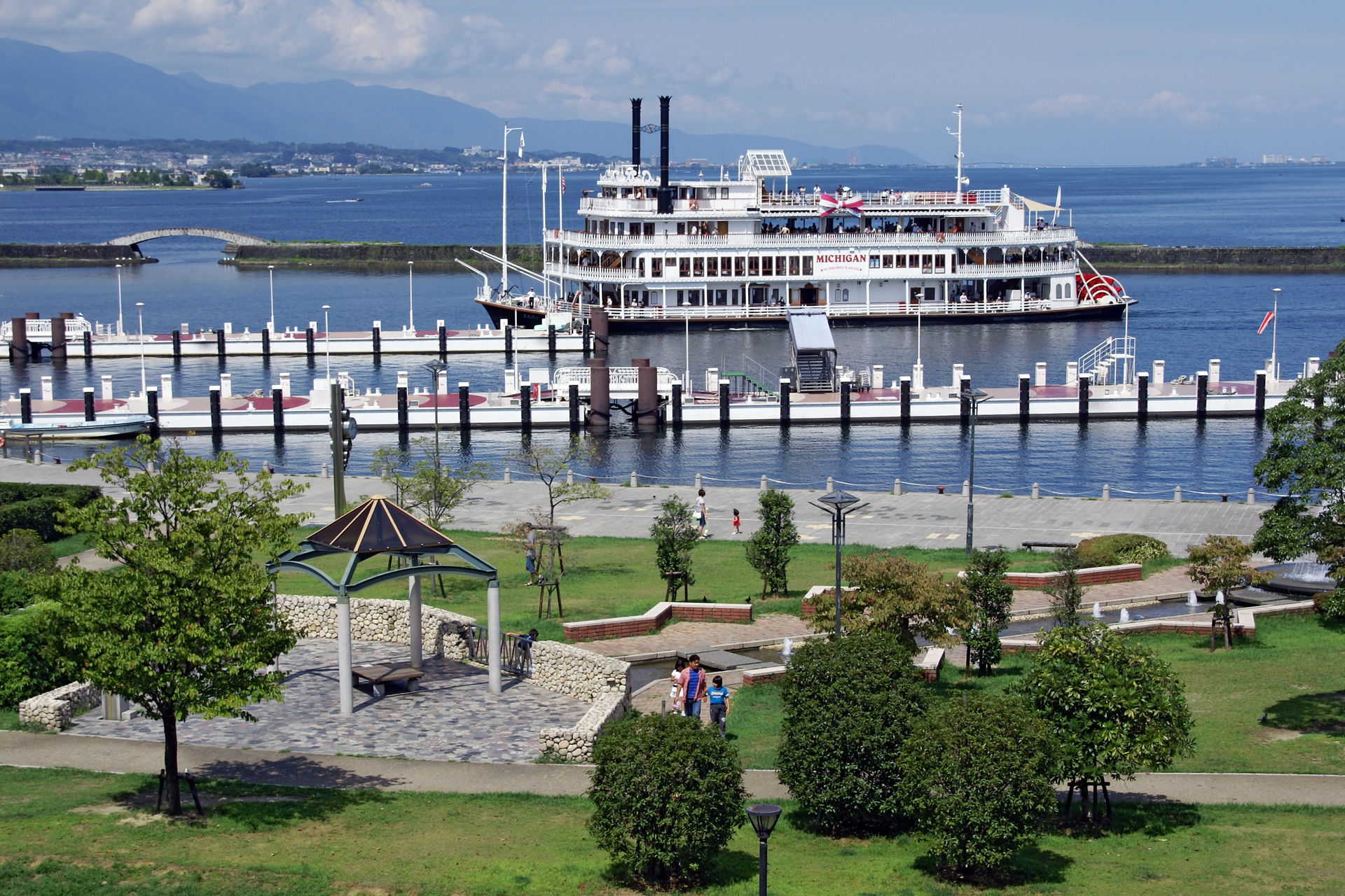 Otsu Port in Otsu, Shiga prefecture, Japan