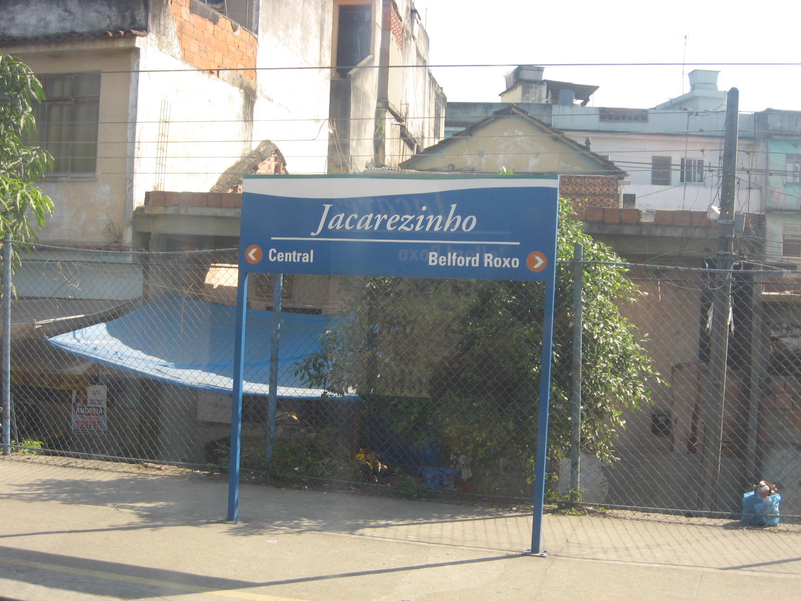 Estação ferroviária do Jacarezinho.