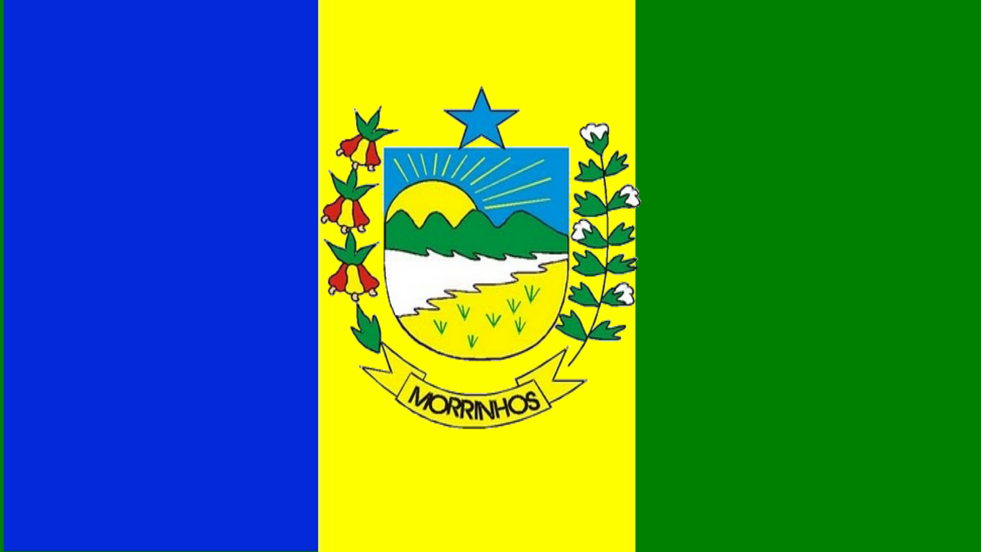 Bandeira do Município de Morrinhos Ceará