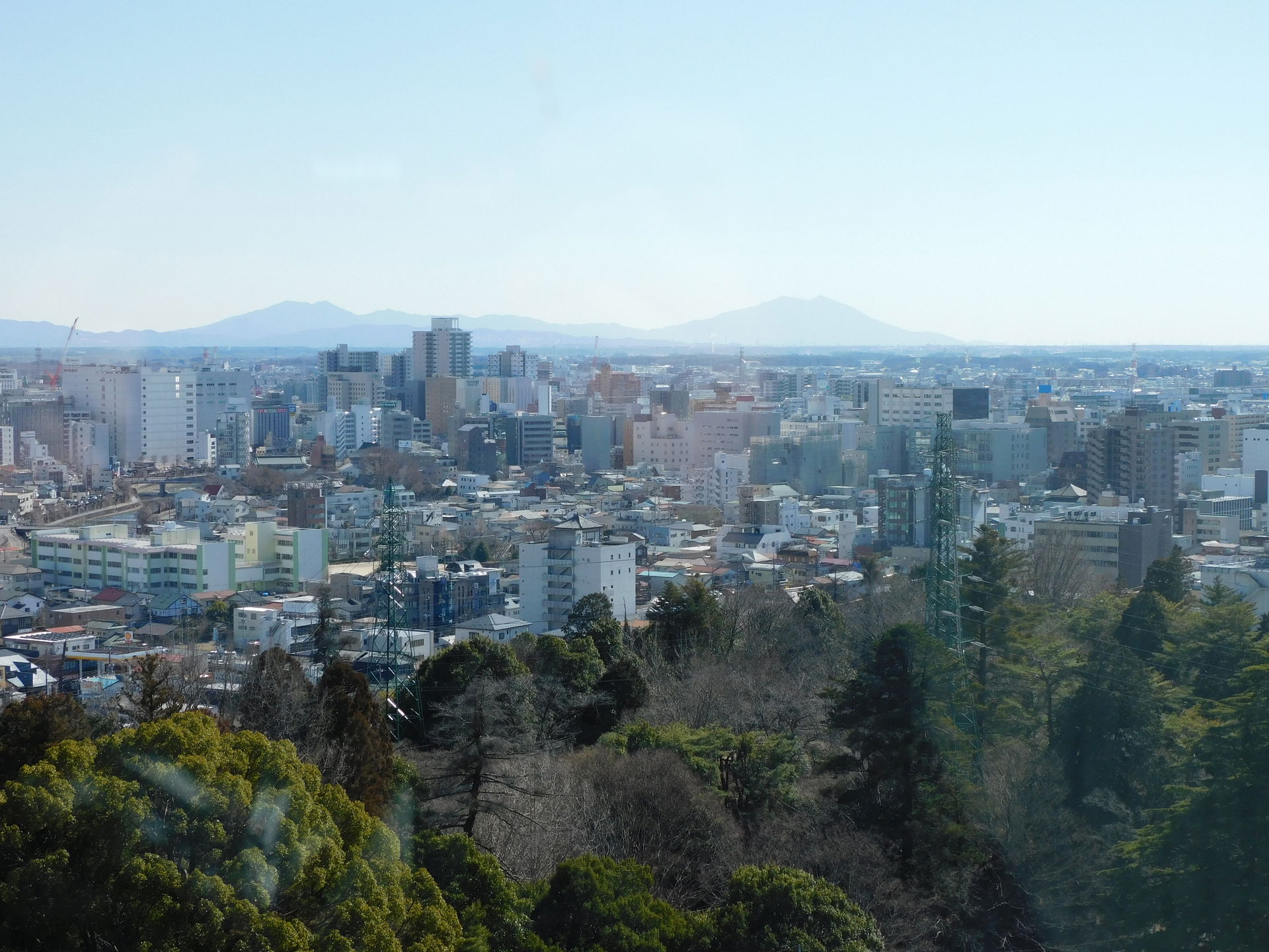 This is a scene of the urban area Utsunomiya, Tochigi, Japan. I…