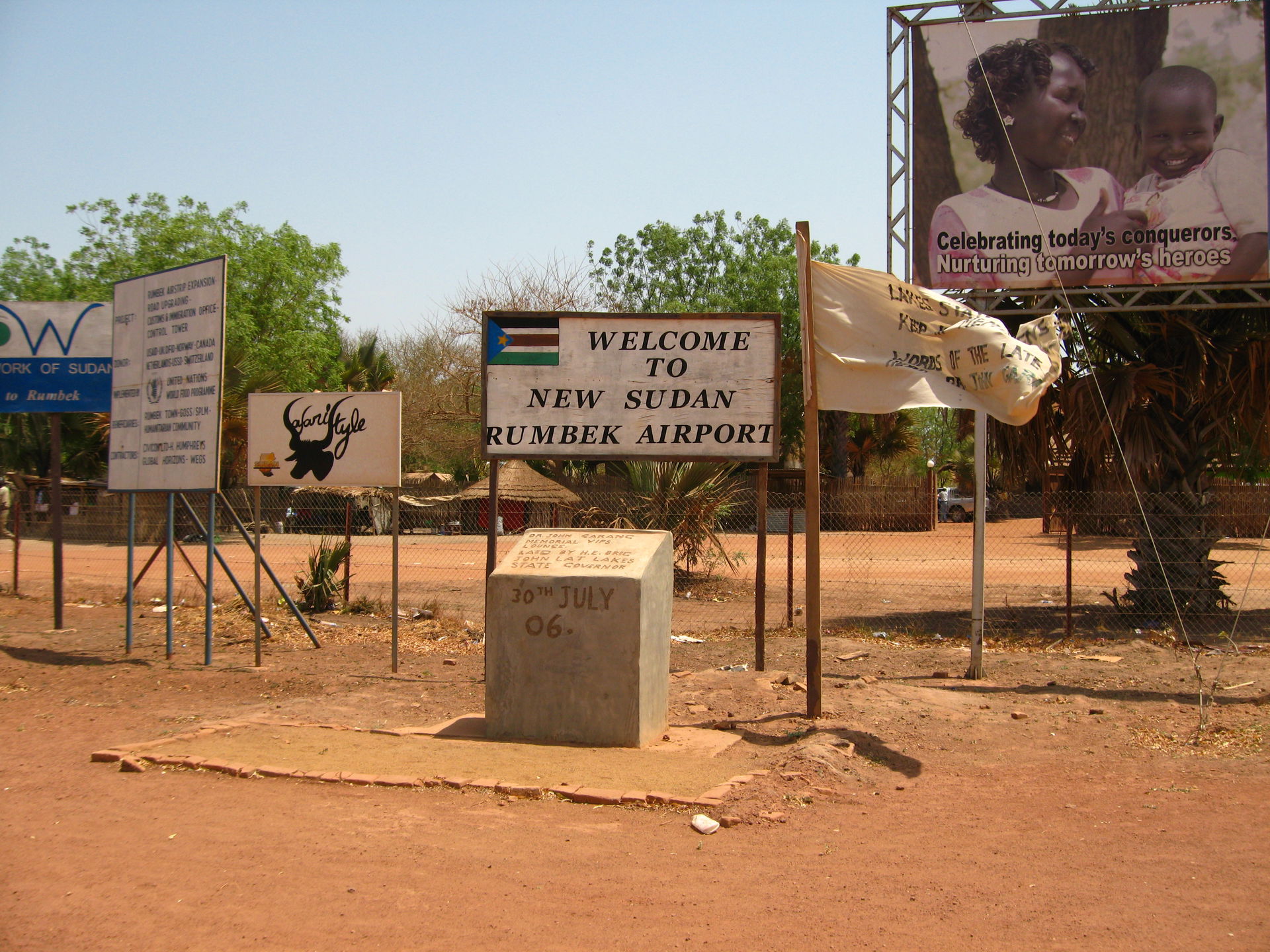 Rumbek Airport (HSMK), South Sudan.