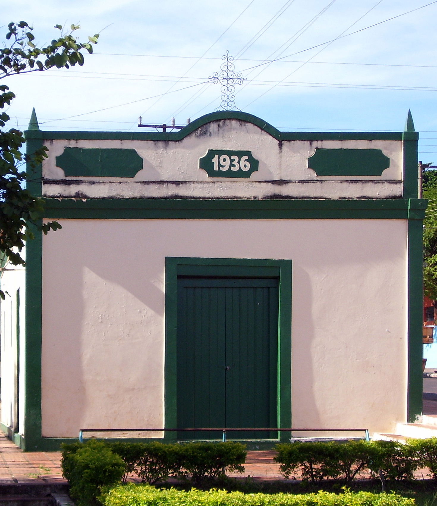 Church of Holy Cross, located in Barra do Bugres, Mato Grosso, …