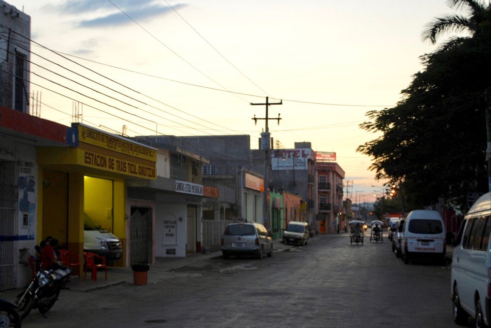 Twilight in Ticul Yucatan