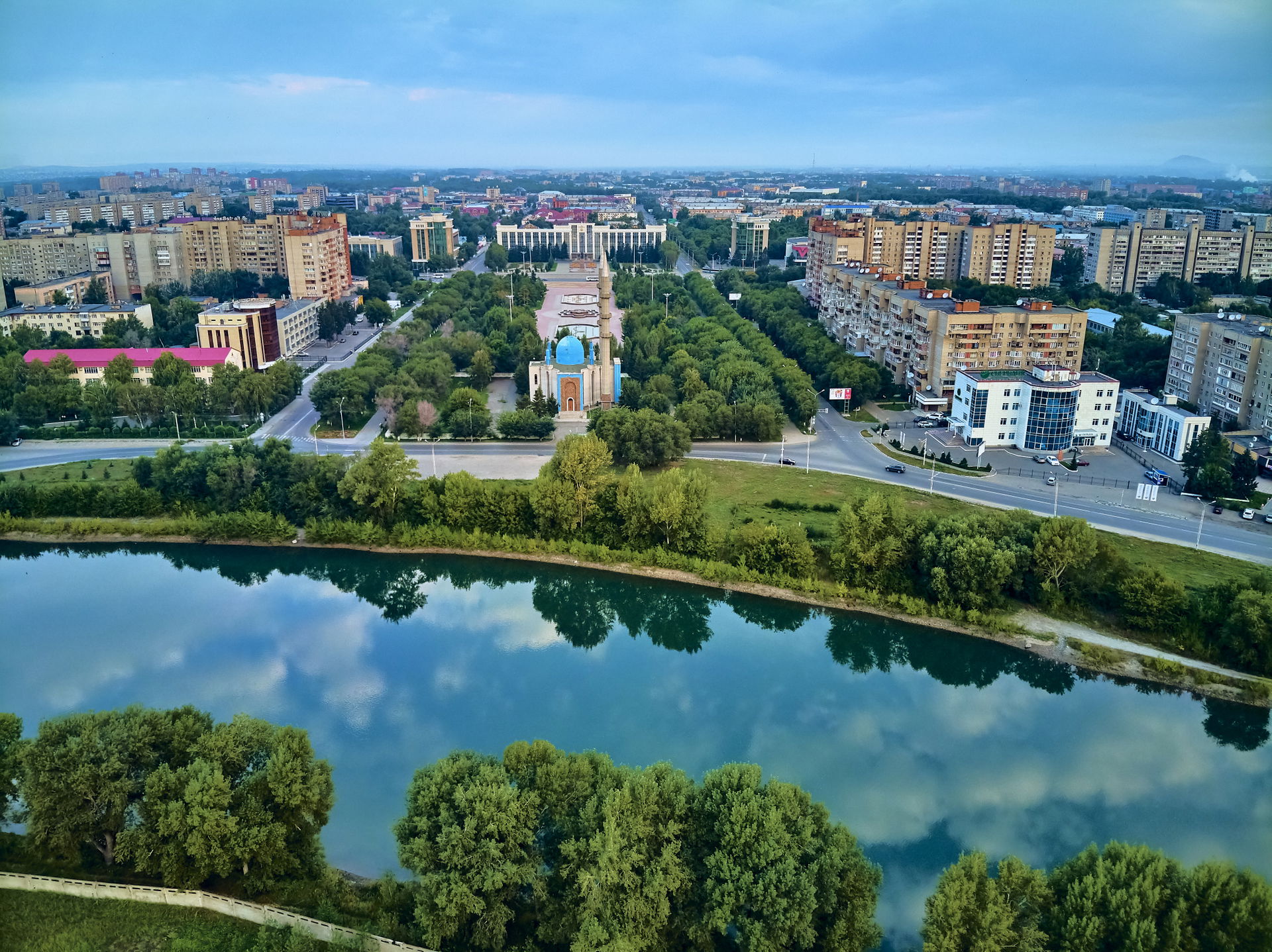 Панорама города Усть-Каменогорск