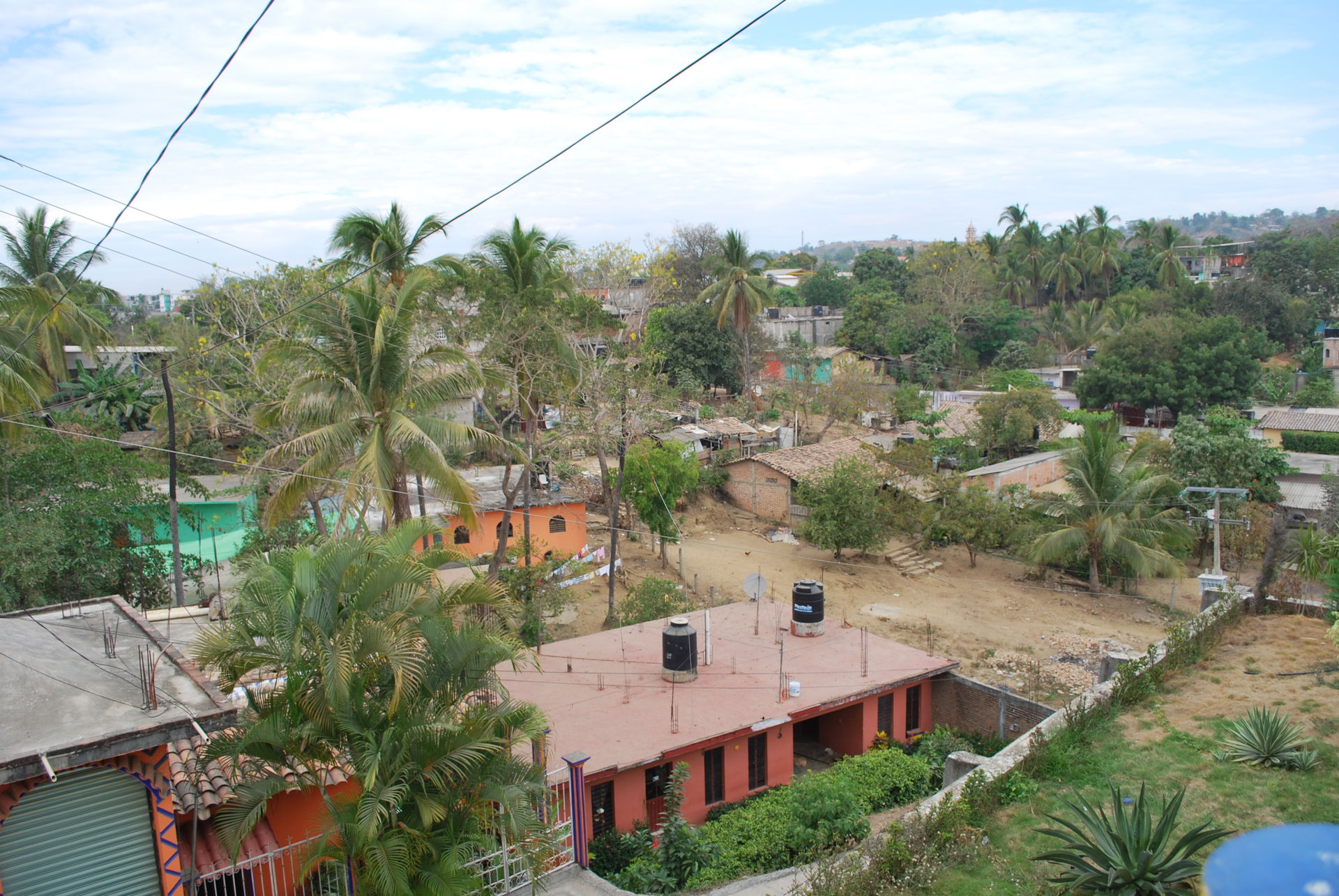Residential neighborhood on the outskirts of Ometepec, Guerrero