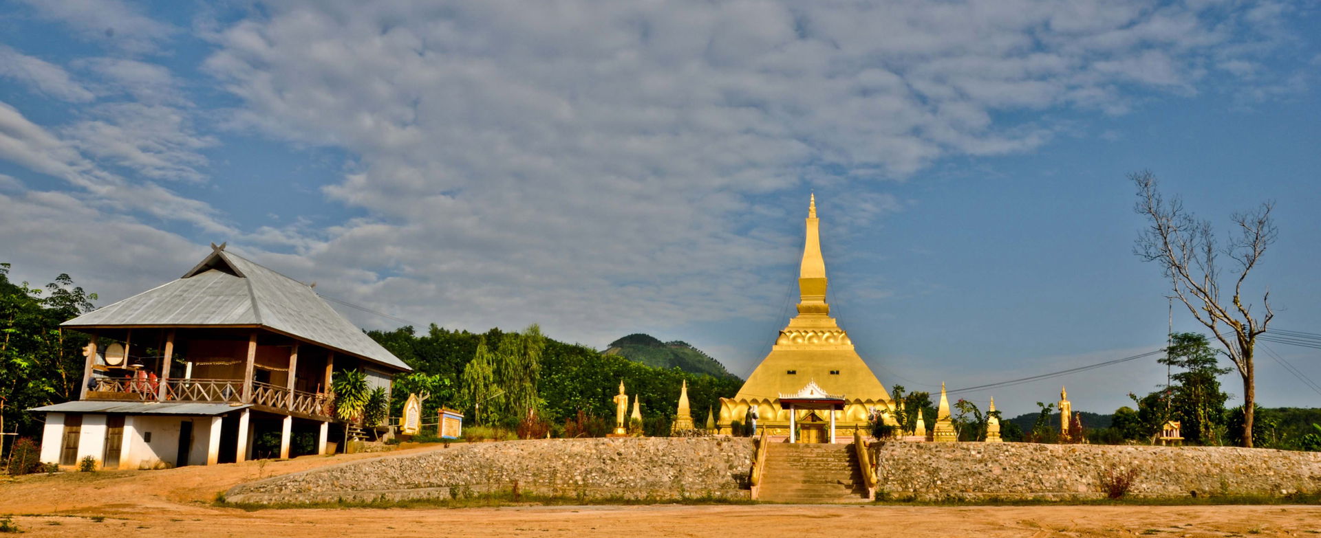 Stupa, the symbol of Luang Namtha Province