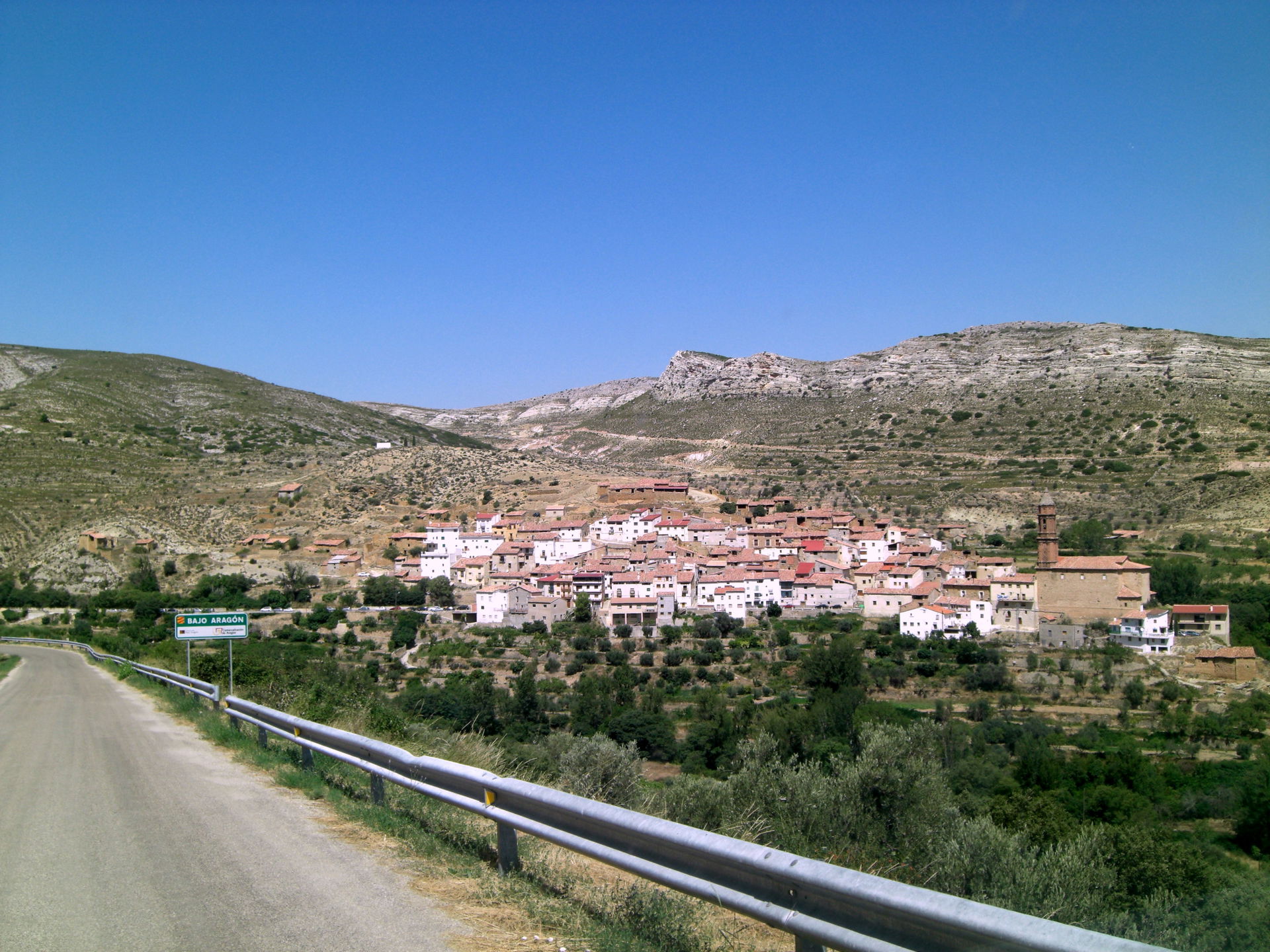 Vista de la Villa de Seno (Teruel)