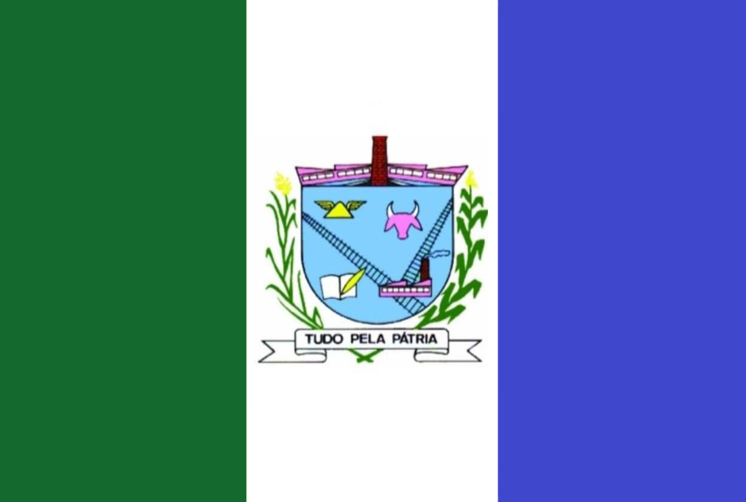 Bandeira do município goiano Pires do Rio