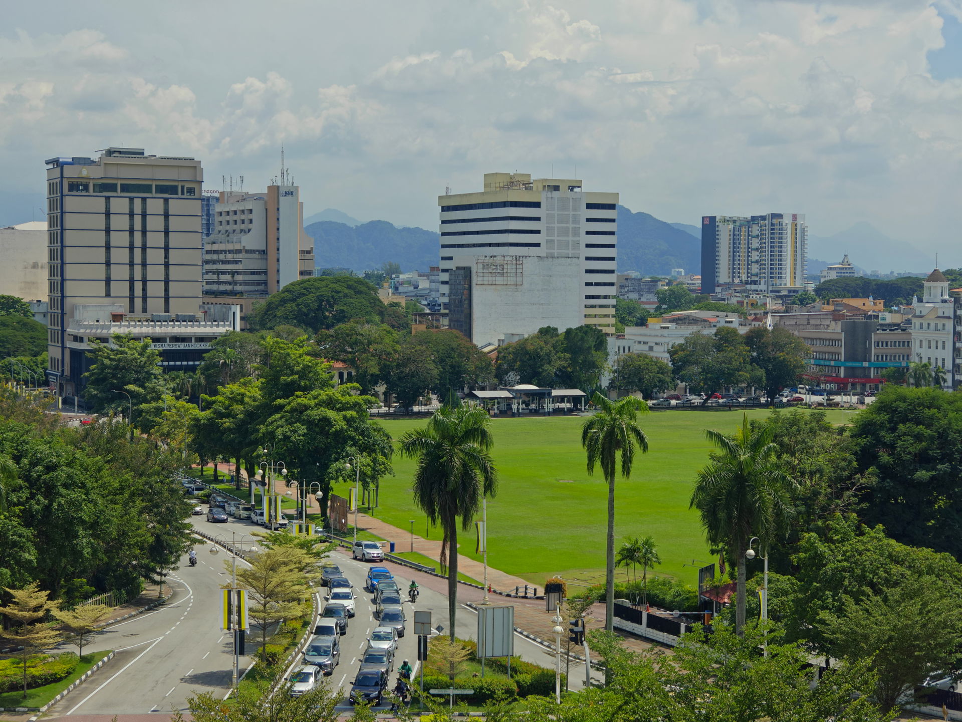 Skyline of downtown Ipoh in November 2024