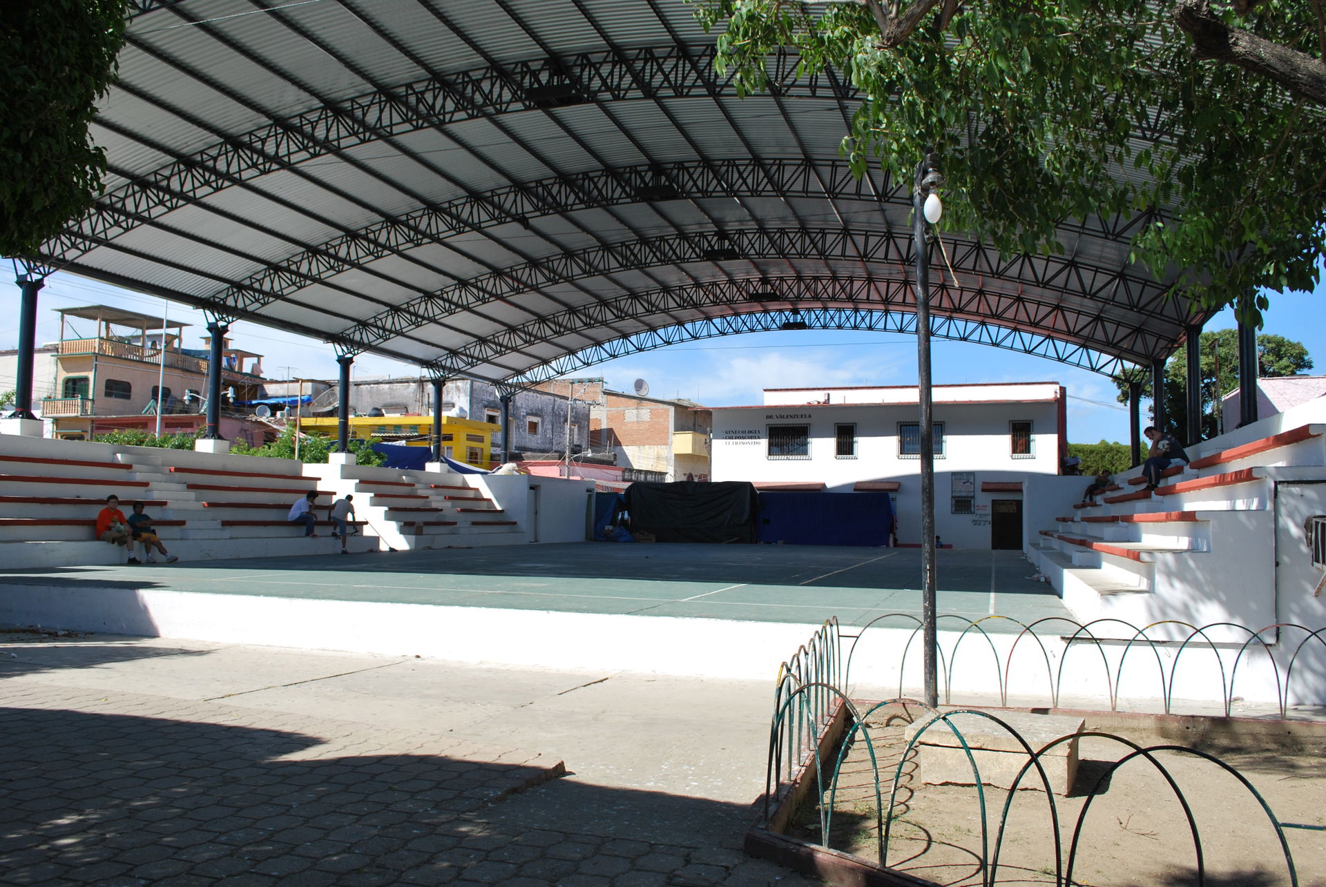 Small amphitheater in the town center of San Pedro Pochutla, Oa…