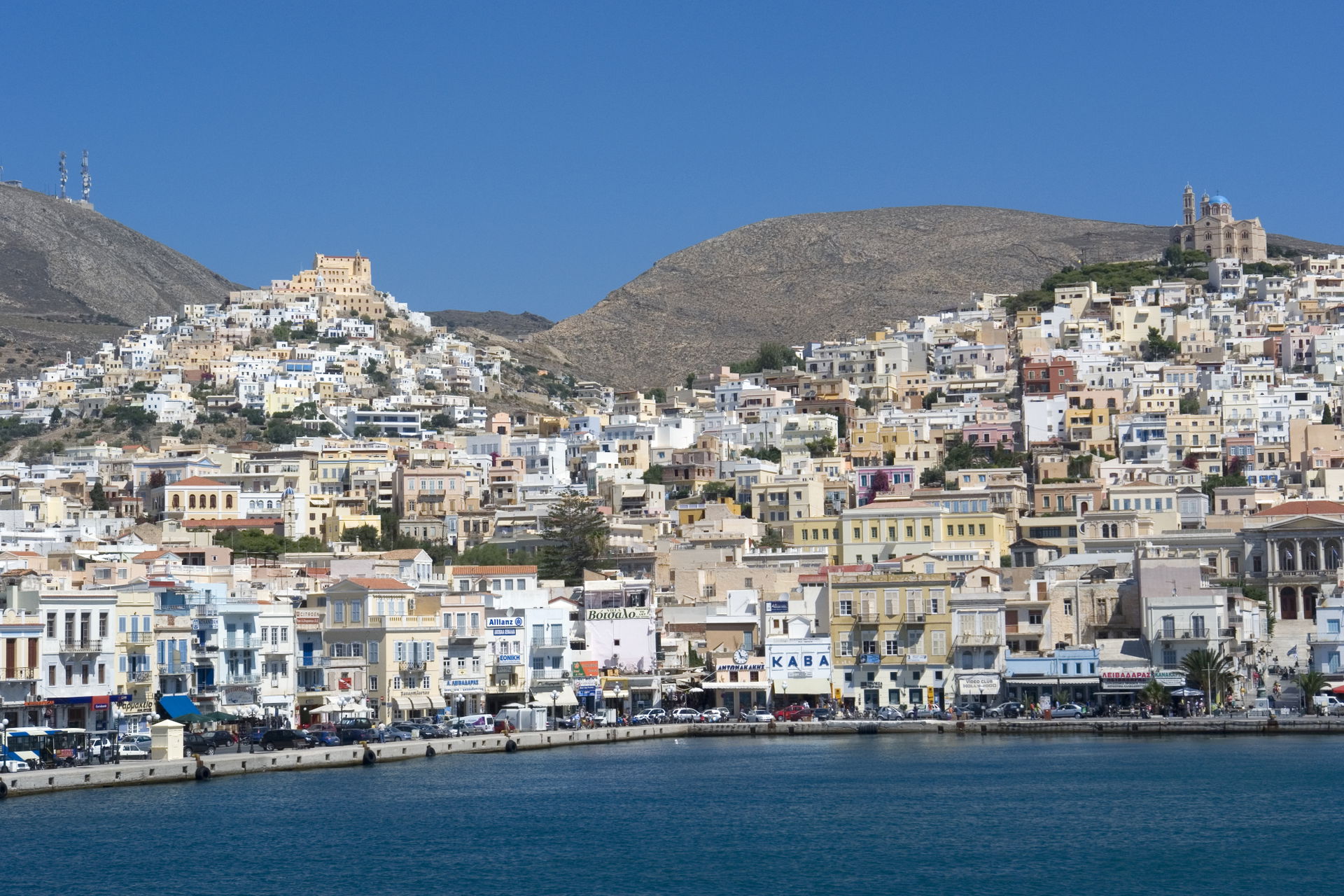 Syros, Ano Syros und Ermoupolis