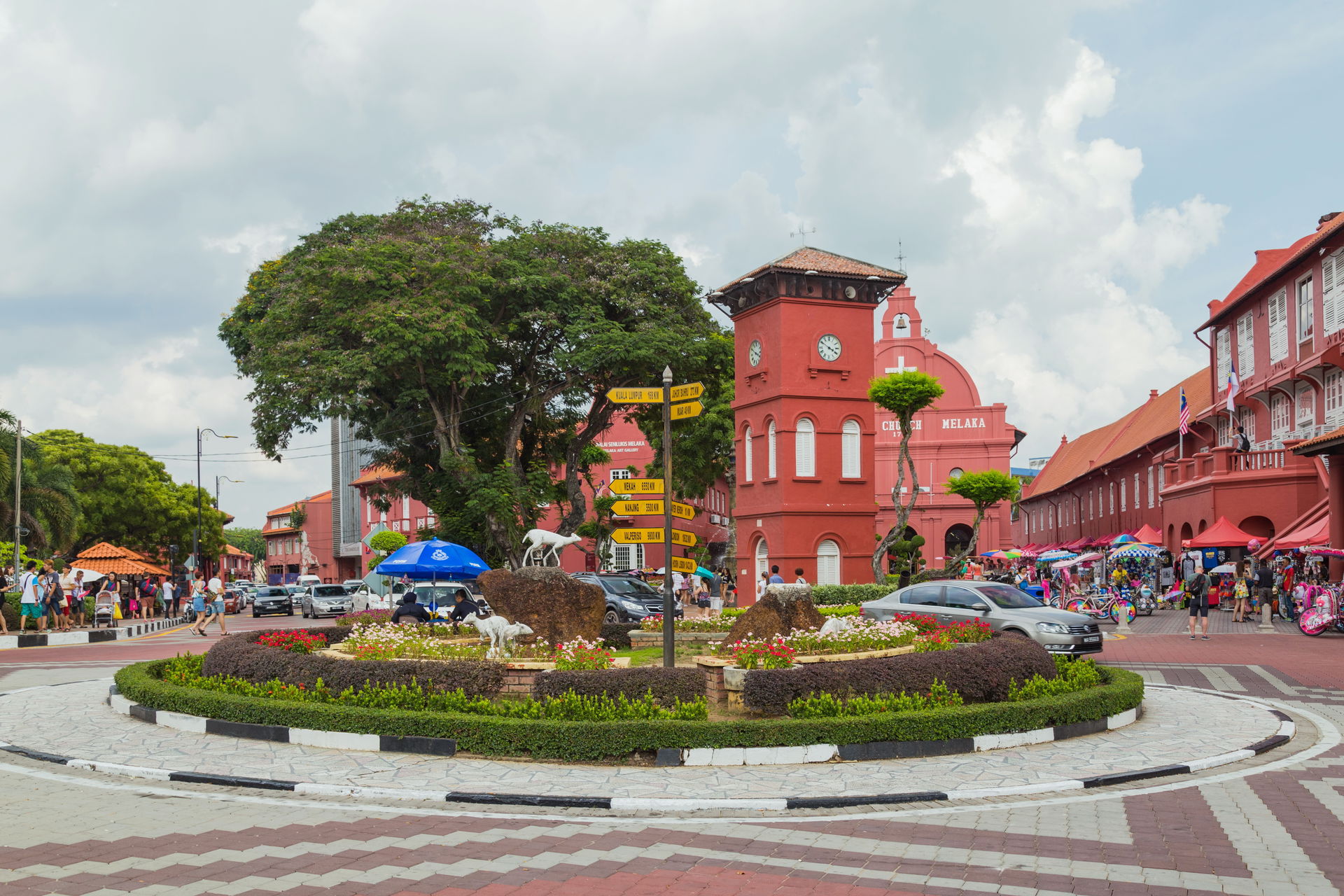 Dutch Square. Malacca City, Malacca, Malaysia.