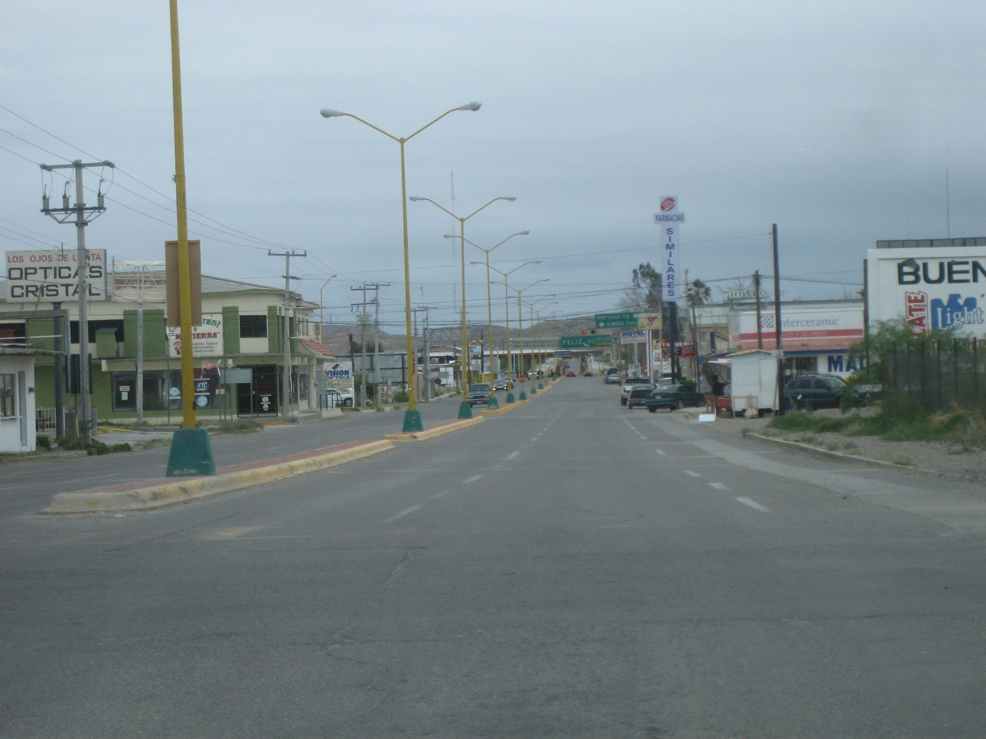 Just south of the U.S. border along Blv. Libre Comercio looking…