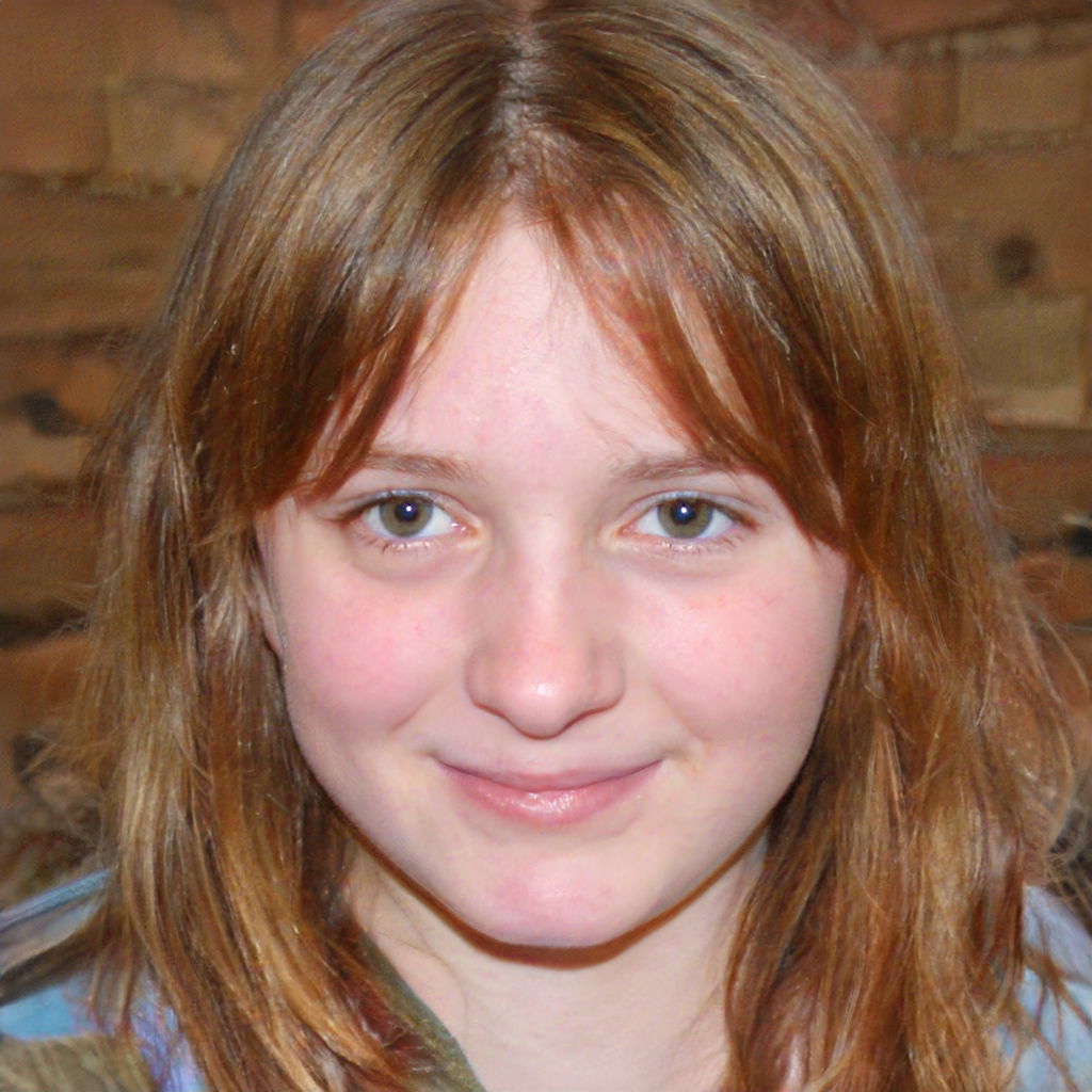 GAN deepfake white girl,deep learning,seems like a USA girl