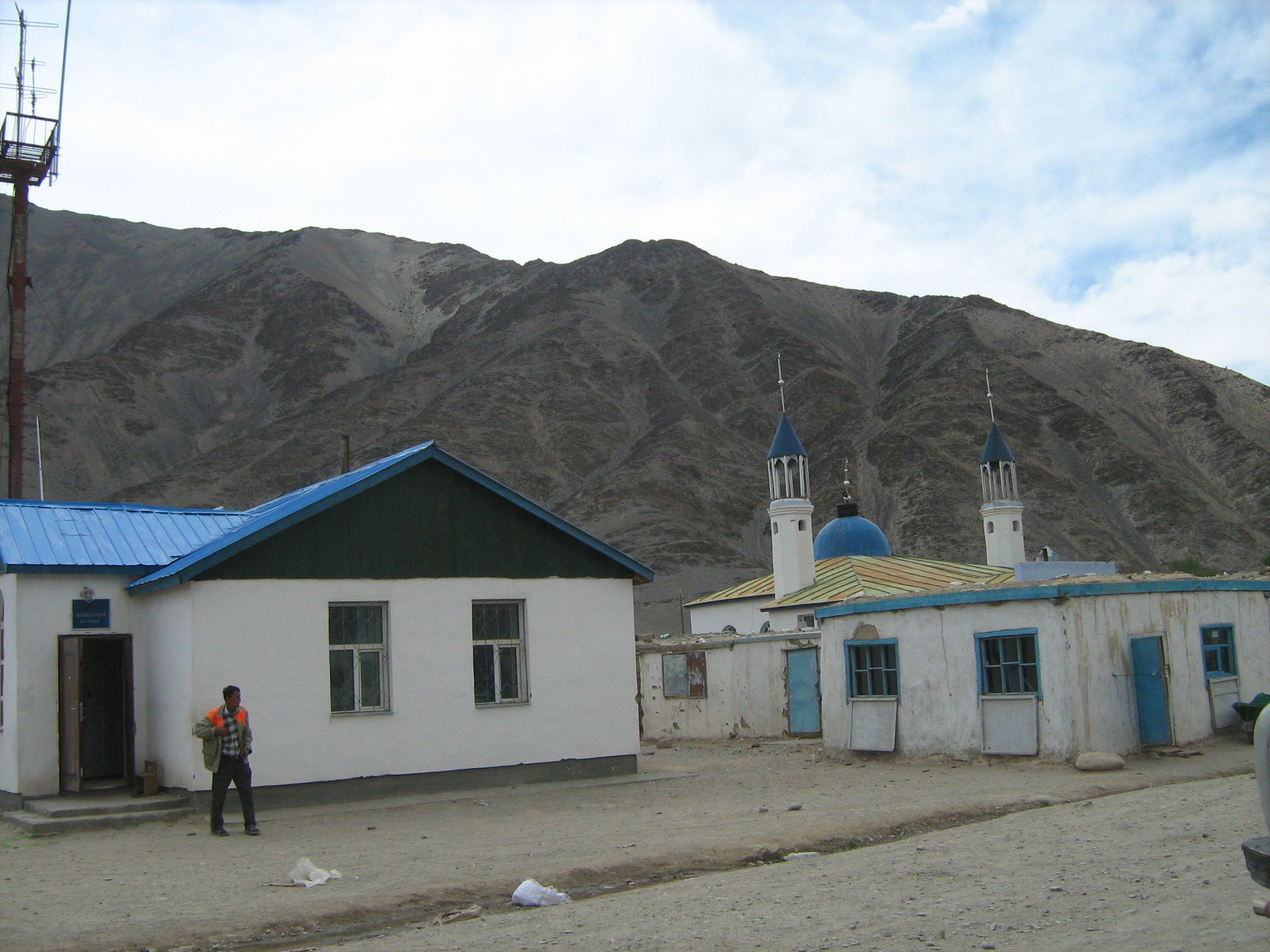 Mosque at Bulgan sum (district), Bayan-Ölgii province, Mongolia