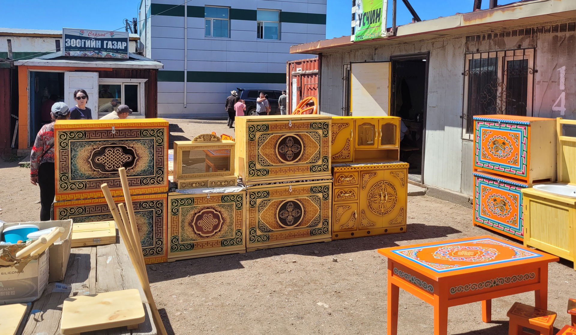 Central market, Mörön, Mongolia