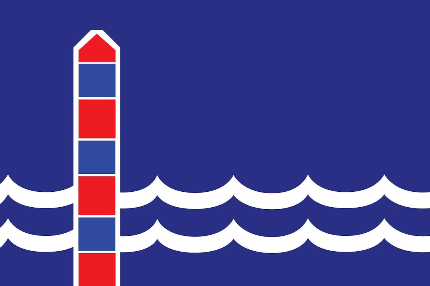 Flag of Sükhbaatar City, Mongolia