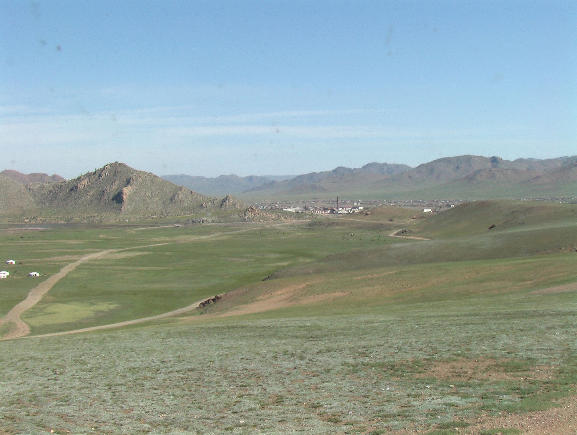 View of the Tosontsengel settlement, Zavkhan povince, Mongolia