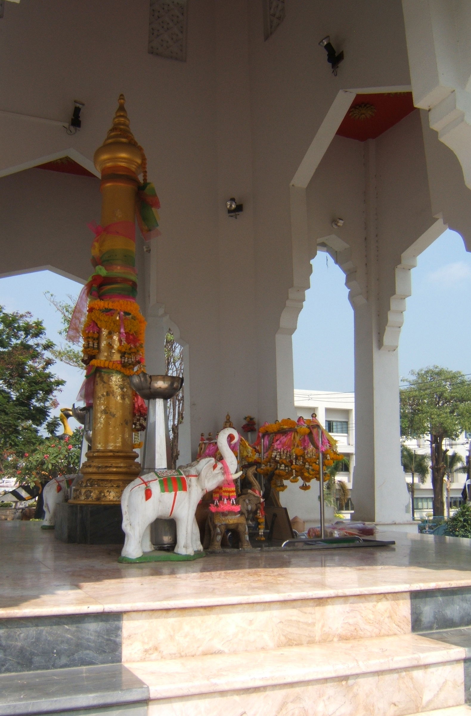 Pillar of Lak Mueang in Chainat, Thailand
