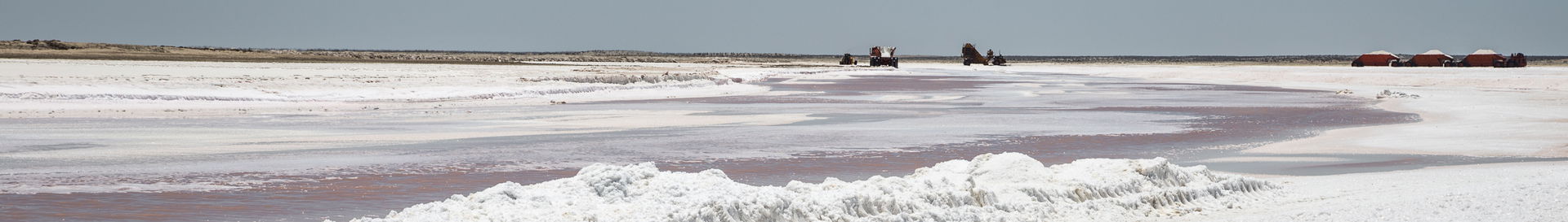 Salt production in Guerrero Negro, Baja California Sur, Mexico.