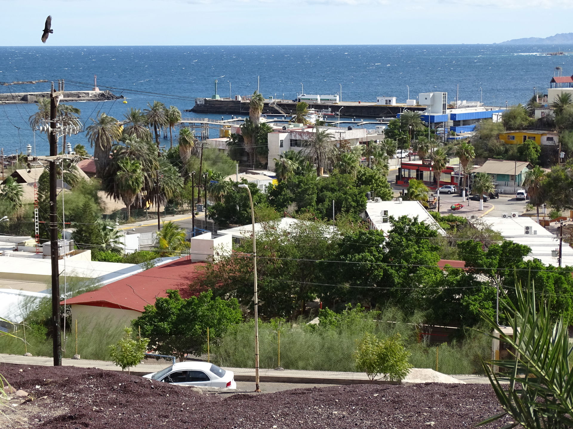 View over Harbor from Mesa - Santa Rosalia - Baja California Su…