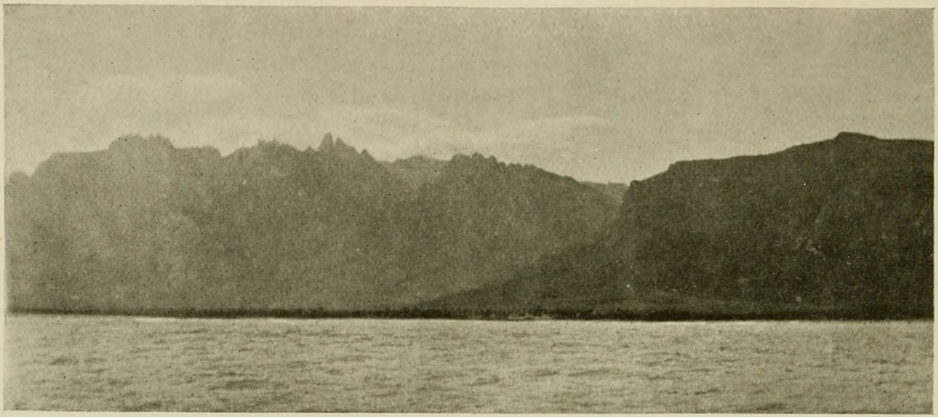 1898 photograph of Hadibu and the Haghier Mountains of Socotra,…