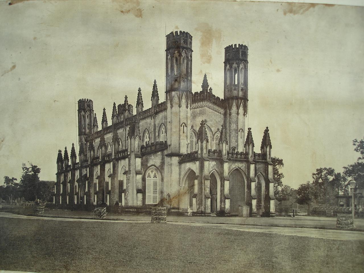 "The Garrison Church, Fort William, Calcutta, a photograph of t…