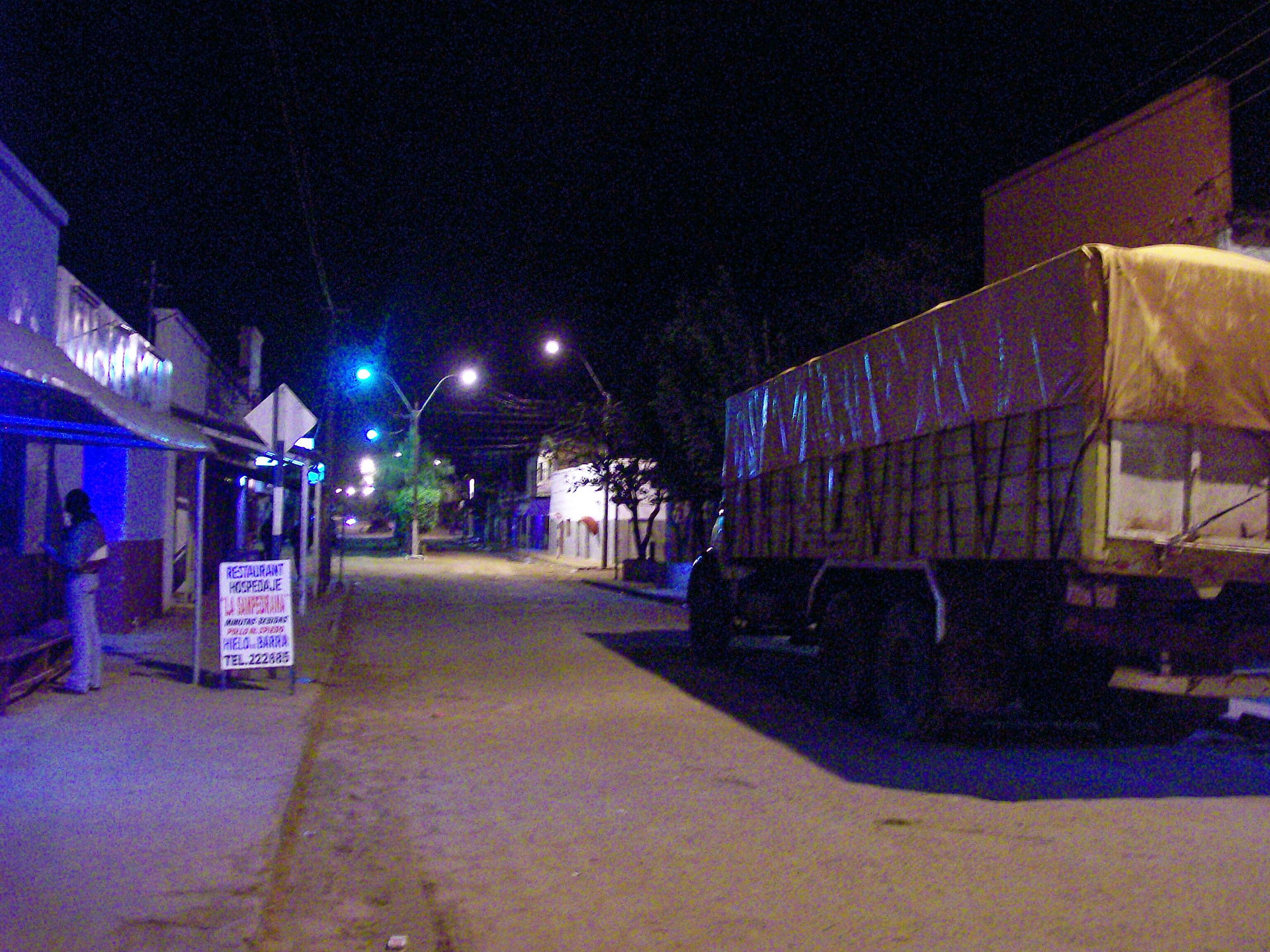 Main road in San Pedro de Ycuamandiyú (the capital of the Parag…