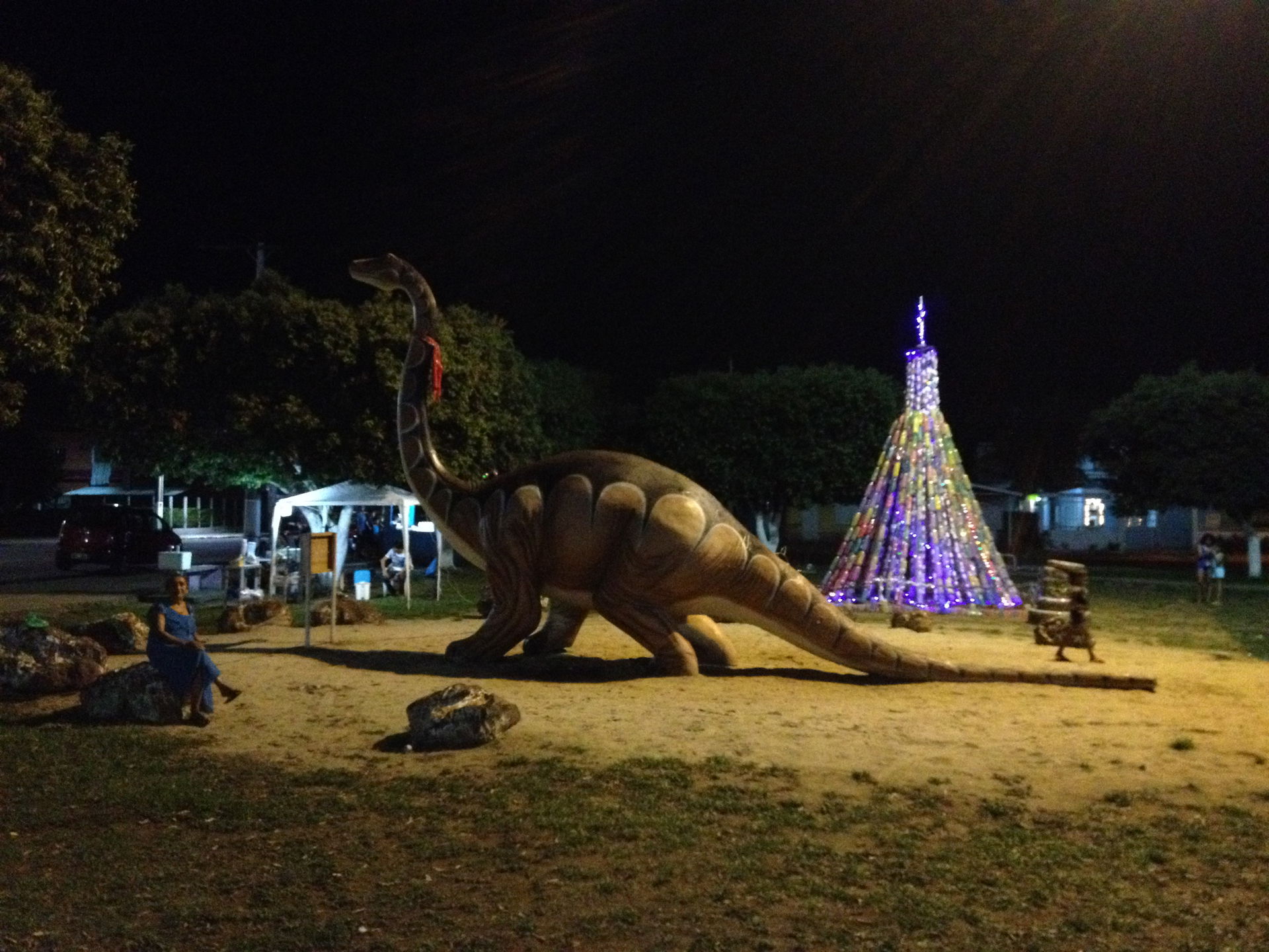noite de Natal na Praça de Novo Airão com Jacira Martins