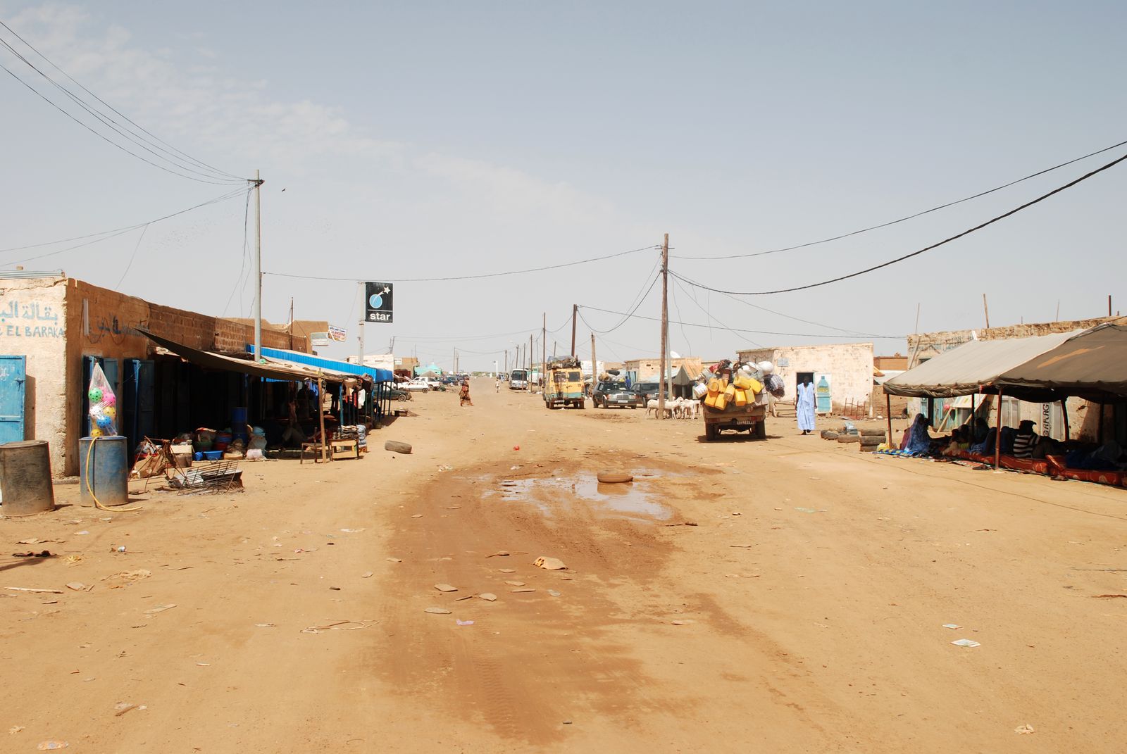 Aleg, Mauritania, main street