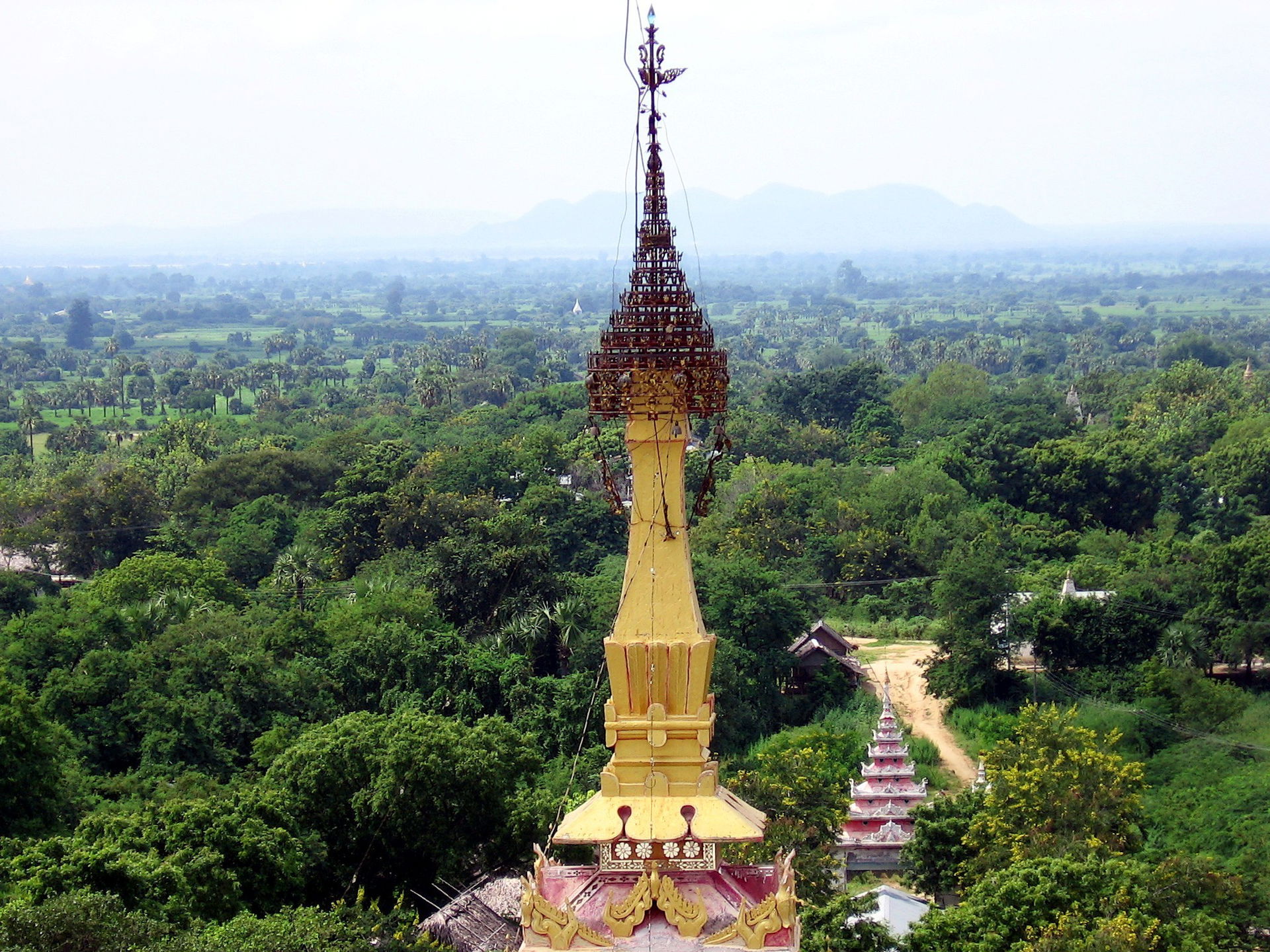 View from Aung Setkya paya, near Monywa, Myanmar.
