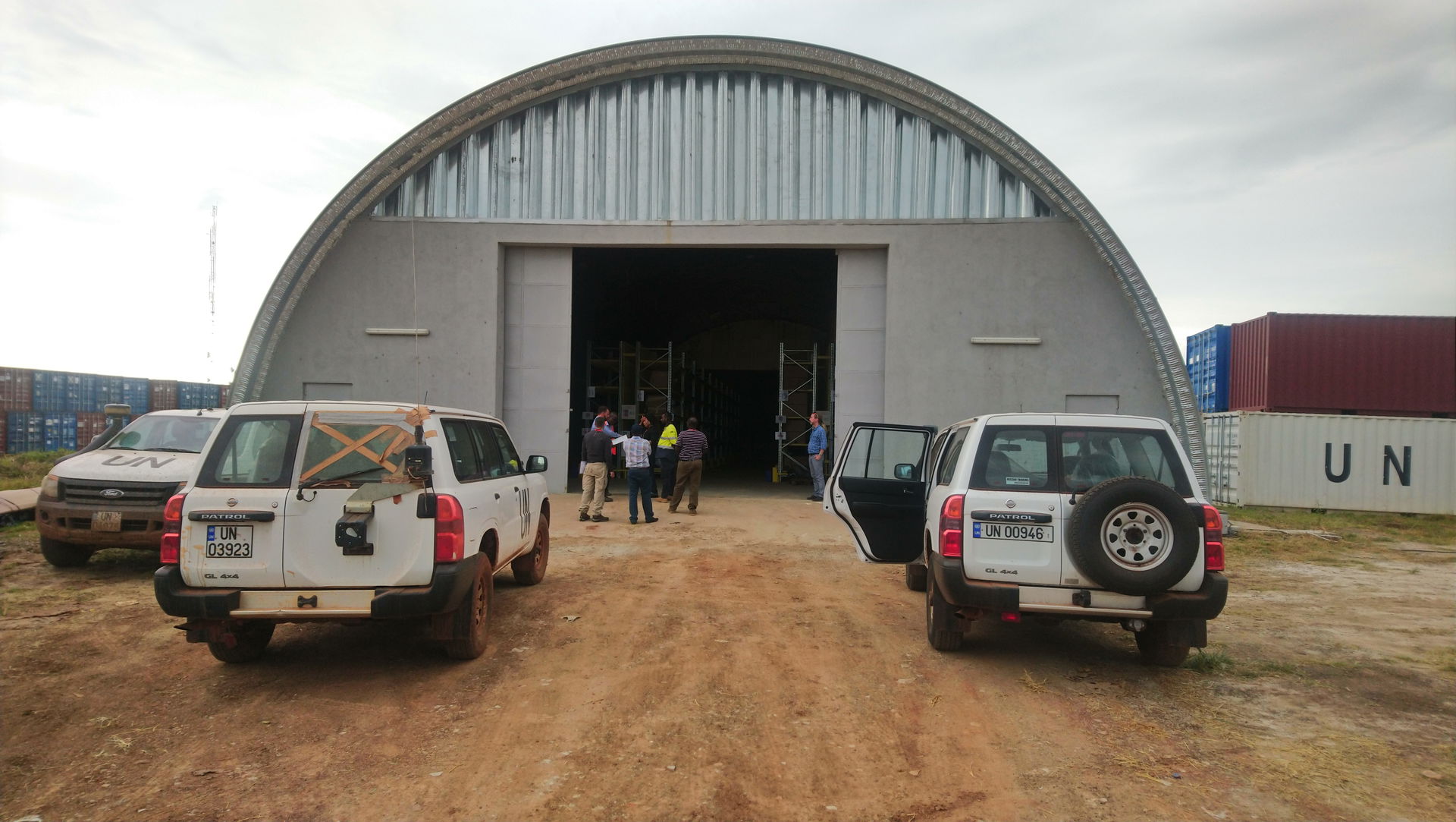 UNMISS Warehouse in Bentiu