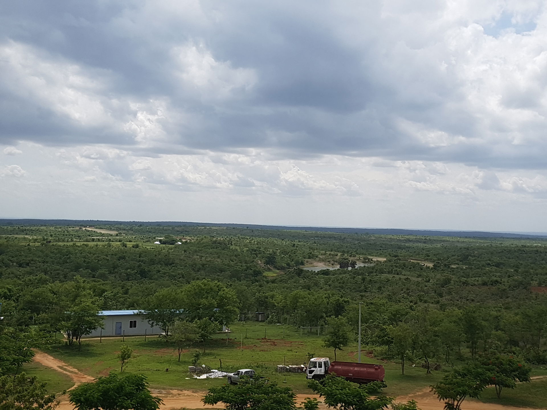 View of rural Myingyan Township from Myotha Industrial Park