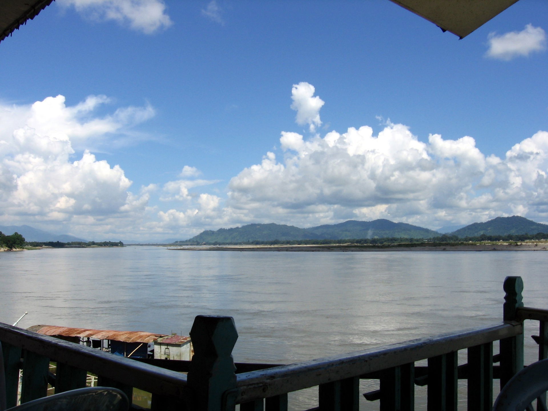 View of Ayeyarwady River from Myitkyina (Myanmar).