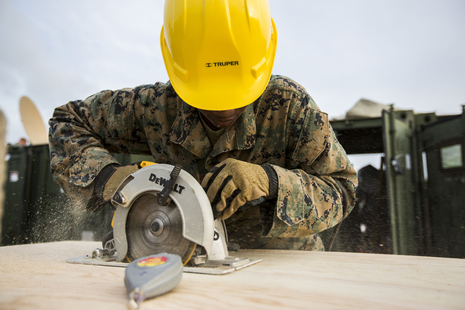 U.S. Marine Corps Lance Cpl. Tatyana Gloster, a combat engineer…