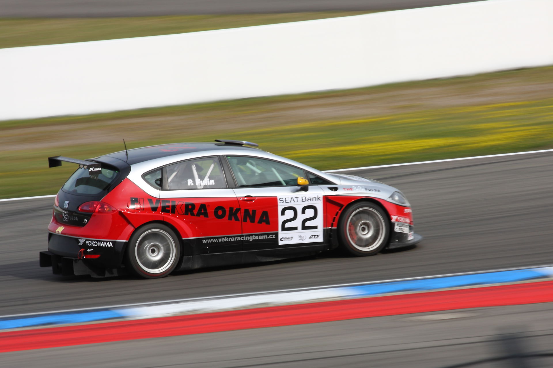 Seat Leon racing car, P. Fulin (driver).