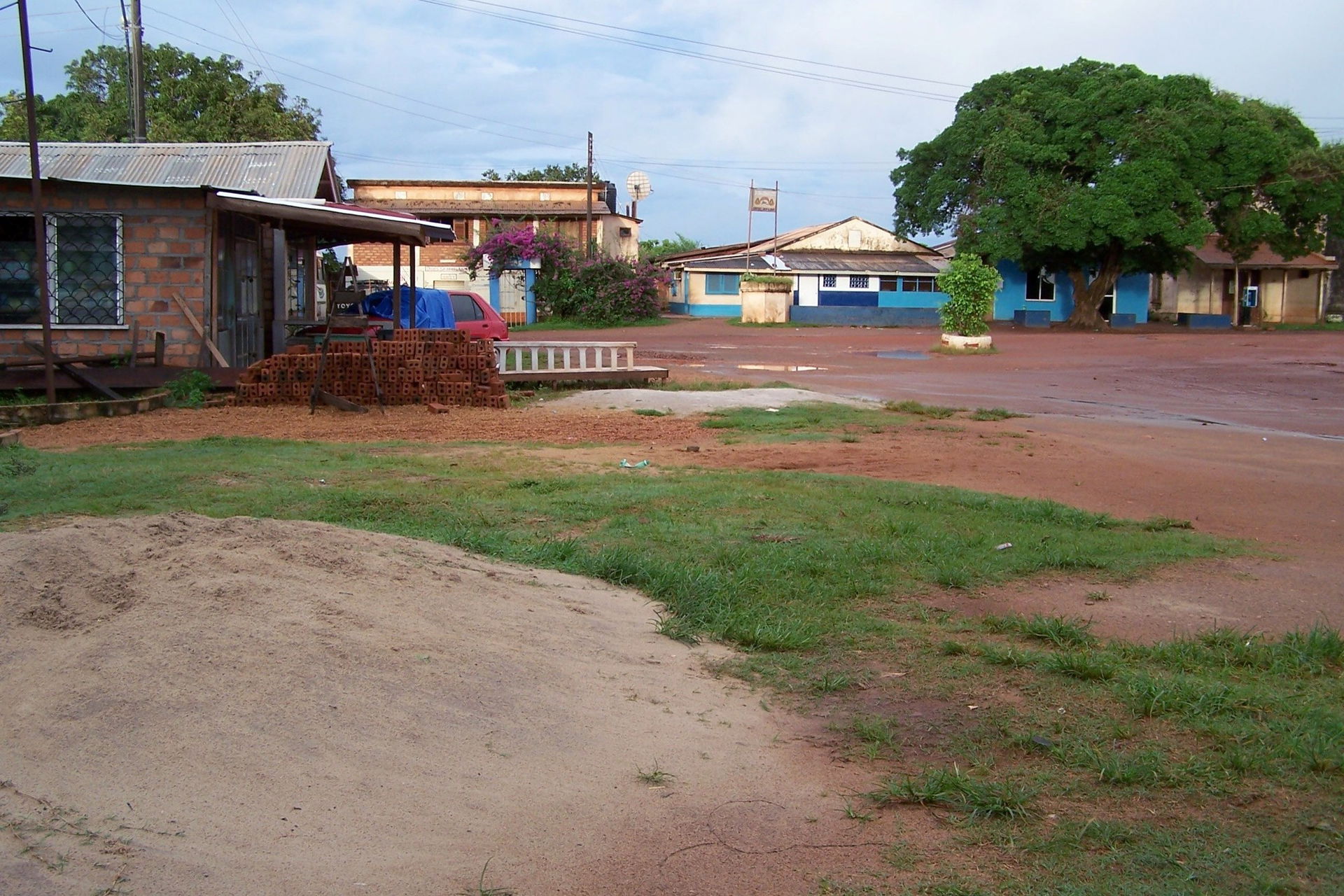 Lethem, Guyana. The main shopping area of Lethem, Lethem.